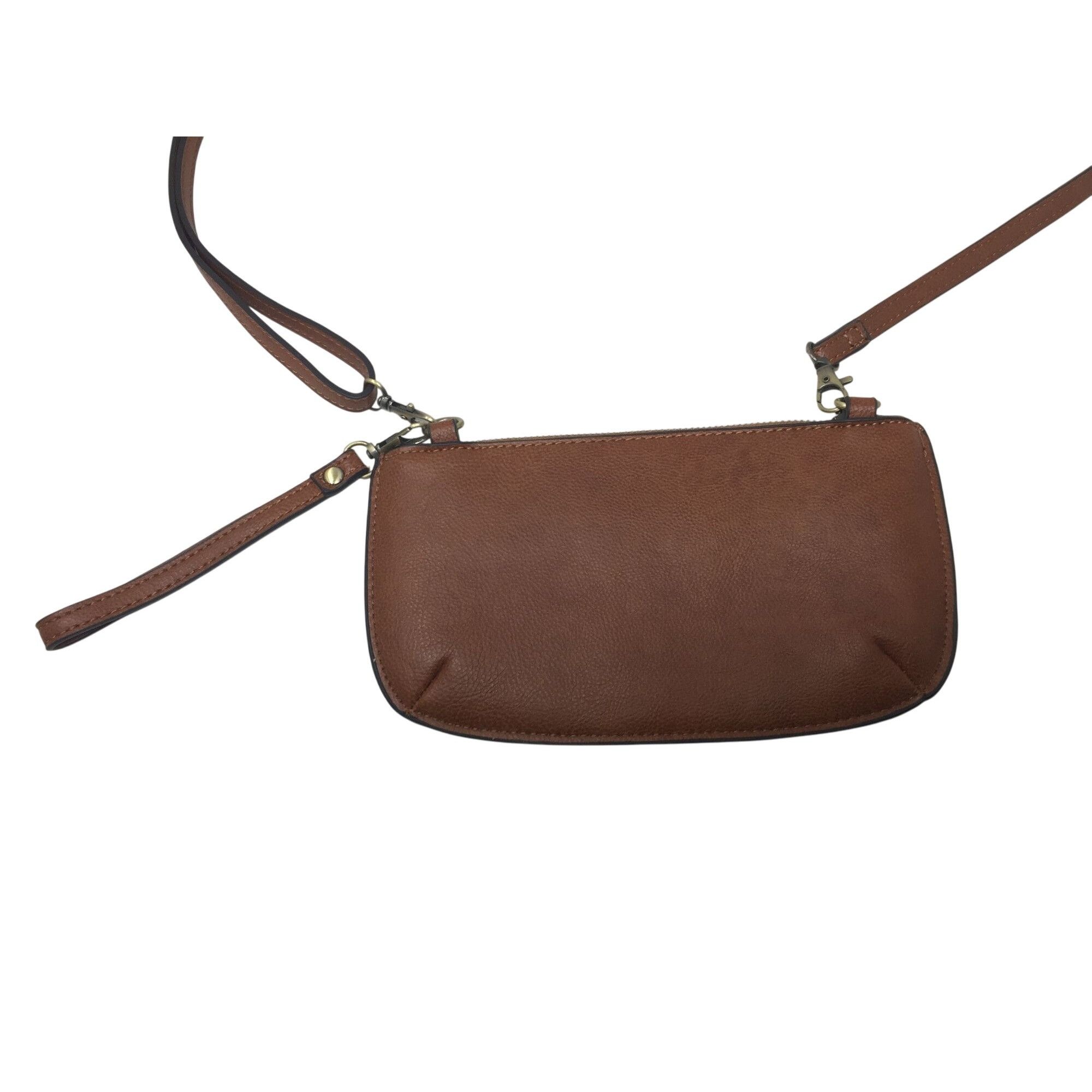 Other Joy Susan Zippered Brown Crossbody Purse with Pockets inside Size ONE SIZE - 3 Thumbnail