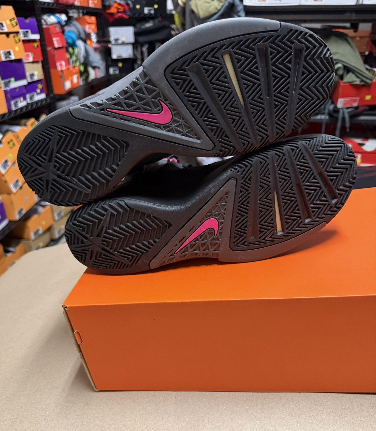 Nike Nike Air Hyperfuse Black Pink Men’s size 14 shoes Rare! Size US 14 / EU 47 - 5 Thumbnail