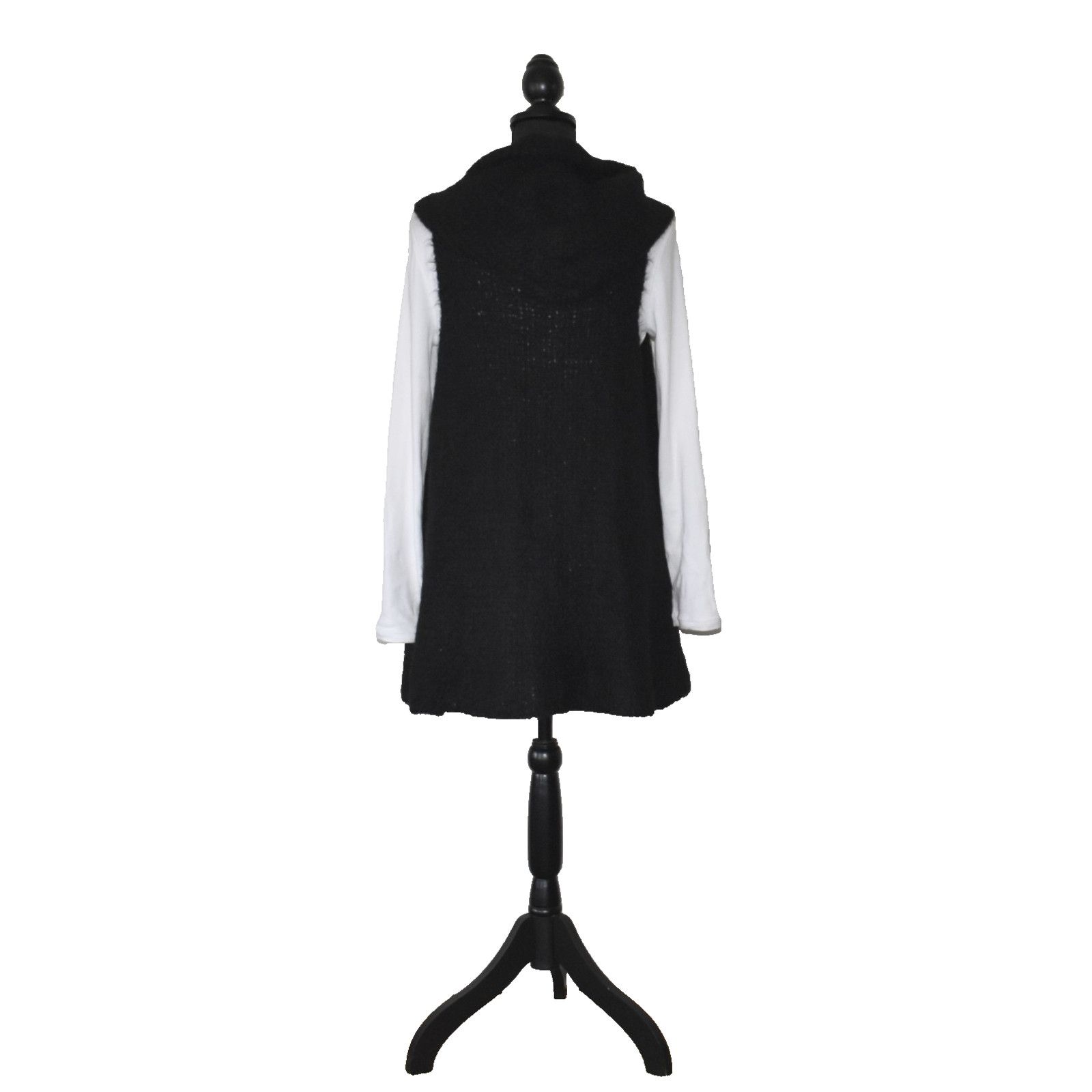 Eileen Fisher EILEEN FISHER Suri Alpaca & Silk Stand Collar Sweater Vest L Size L / US 10 / IT 46 - 3 Thumbnail