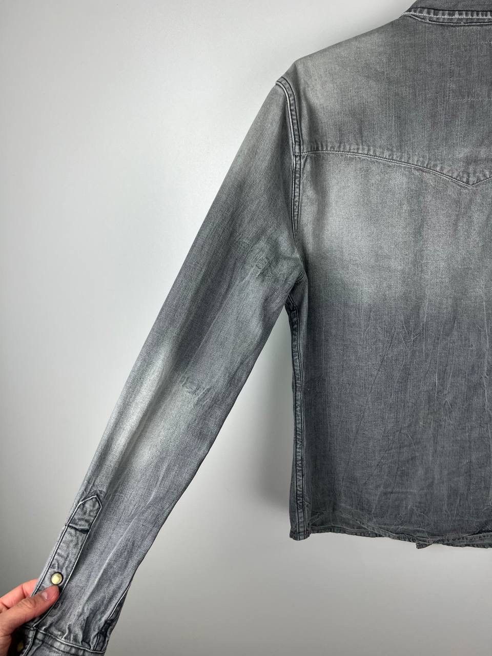 Allsaints Allsaints luxury denim shirt size L Size US L / EU 52-54 / 3 - 7 Thumbnail