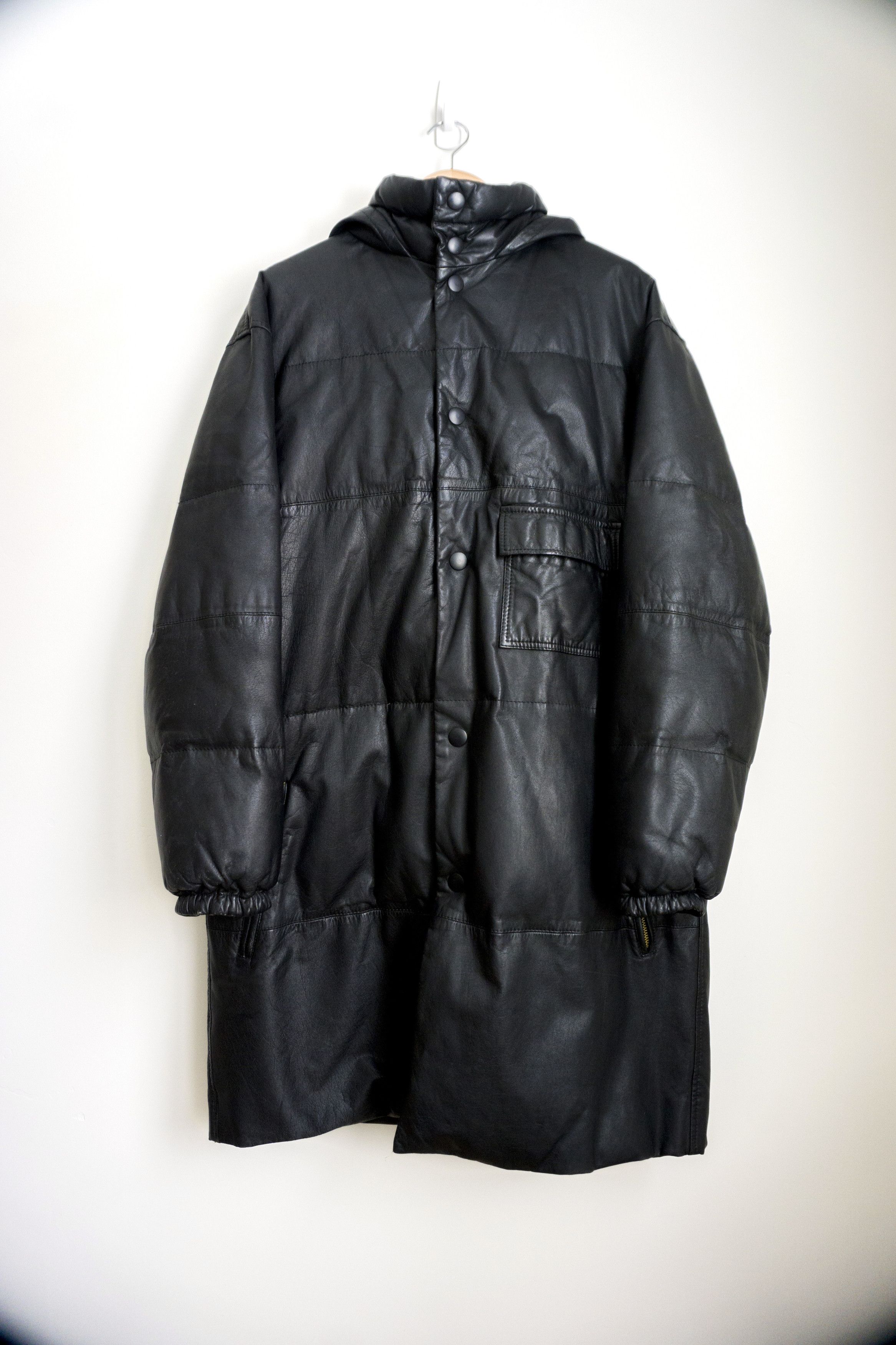 Yohji Yamamoto FW92 Leather Goose Down Coat Size US M / EU 48-50 / 2 - 1 Thumbnail