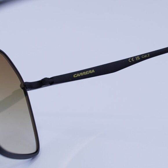 Carrera CARRERA 334/S 0003 86 Sunglasses Black Geometric Frame Size ONE SIZE - 7 Thumbnail