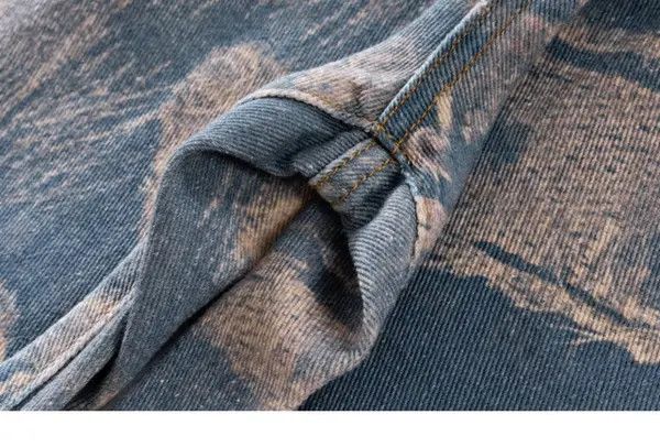 VIBE #30 Tie-Dye Print Print Flared Wide Leg Jeans Size US 31 - 5 Thumbnail