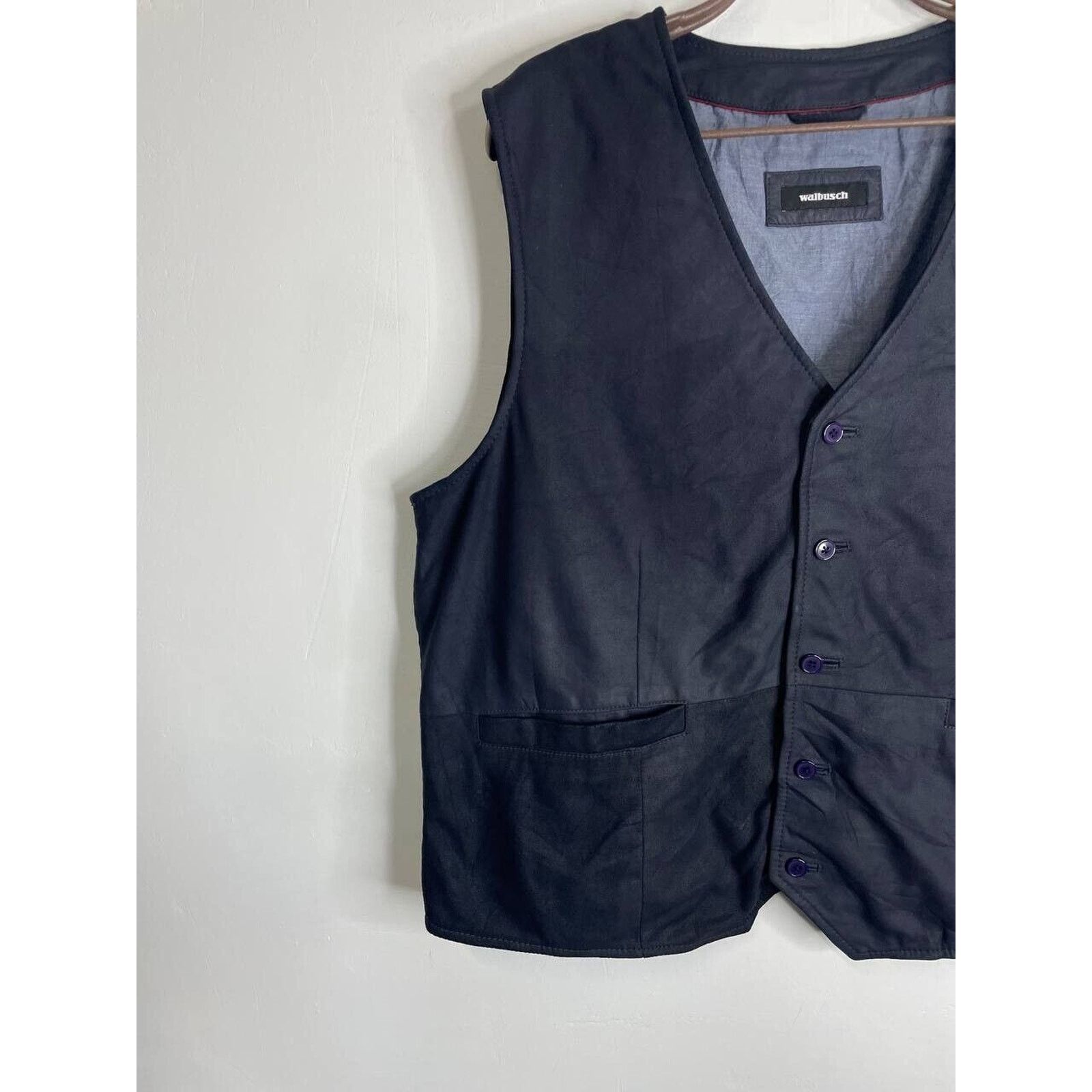 Vintage Vintage Walbusch Leather Vest Size L Classic Style Size US L / EU 52-54 / 3 - 2 Thumbnail