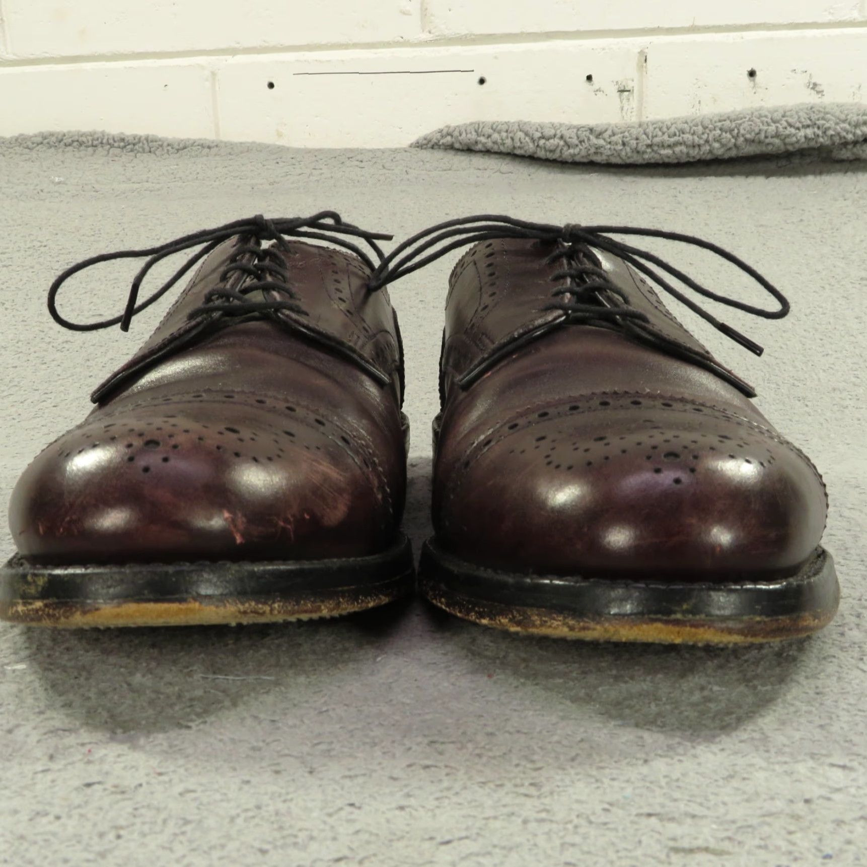 Allen Edmonds Allen Edmonds Shoes Men 8 EEE Oxblood Lexington Derby Cap Toe Oxford Dress Shoe Size ONE SIZE - 3 Thumbnail