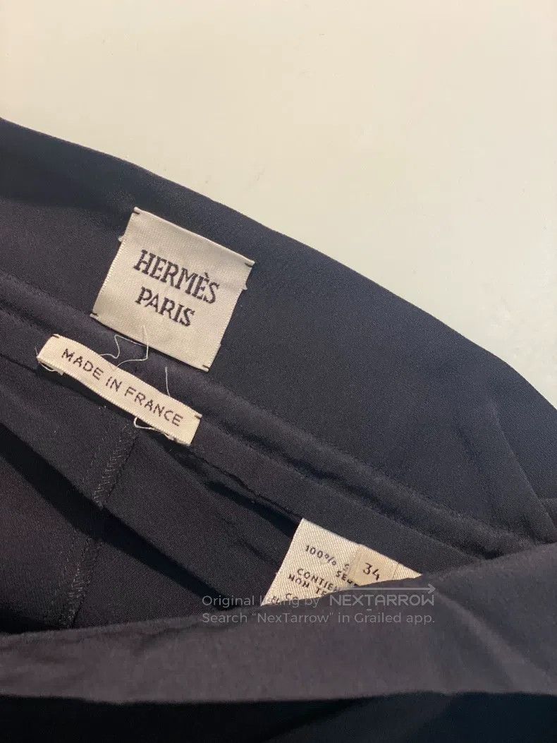 Hermes Hermes Silk skirt Size 42" / US 20 - 6 Thumbnail