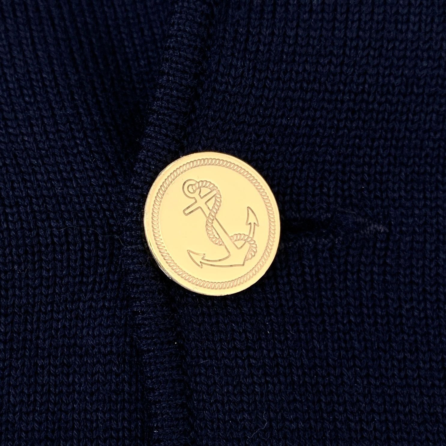 Thom Browne Thom Browne Navy Wool Blazer With Striped Arm & Gold Anchor Size XS / US 0-2 / IT 36-38 - 5 Thumbnail