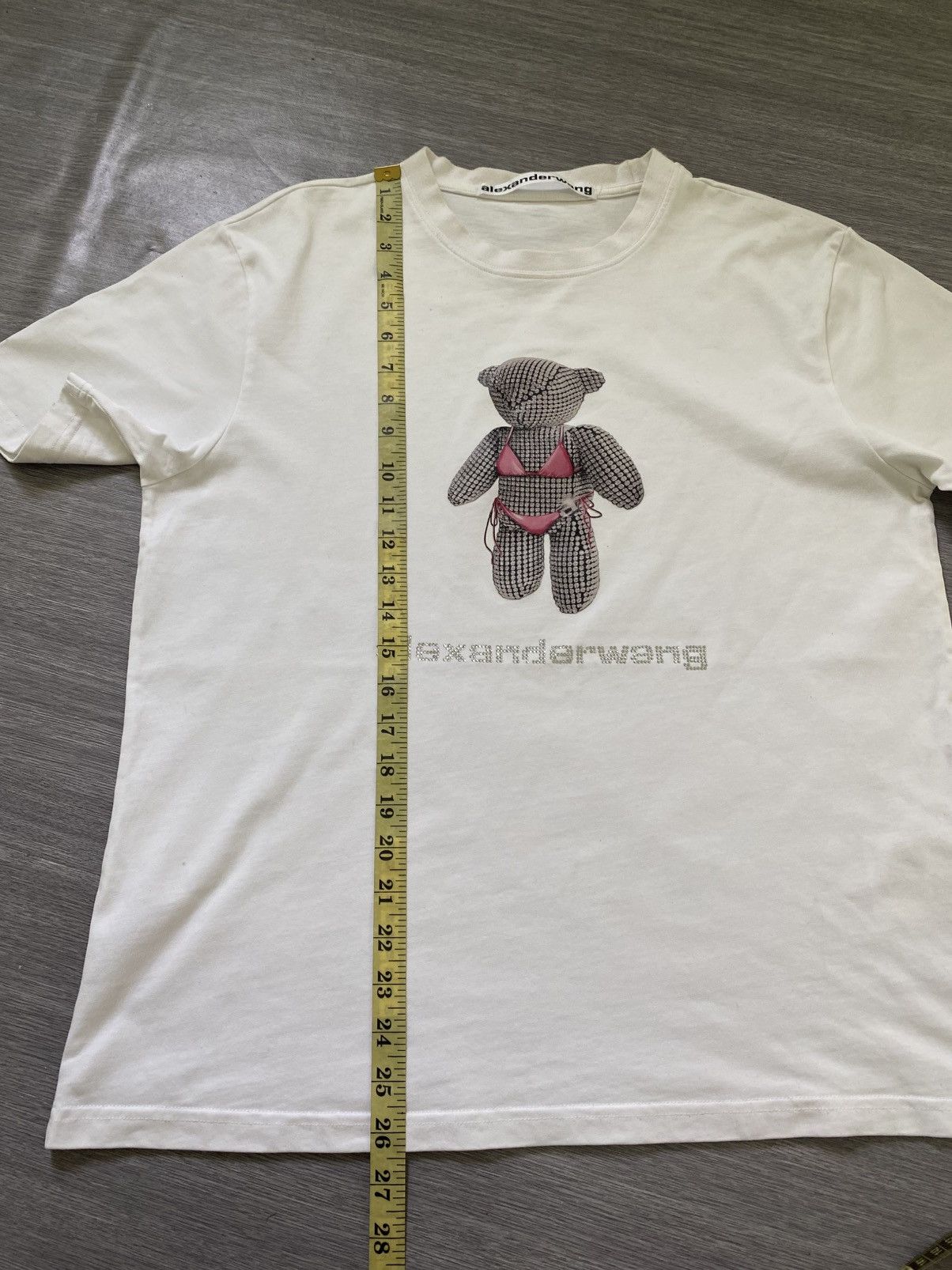 Alexander Wang Alexander Wang Bikini Bear Rhinestone Shirt Size US M / EU 48-50 / 2 - 13 Thumbnail