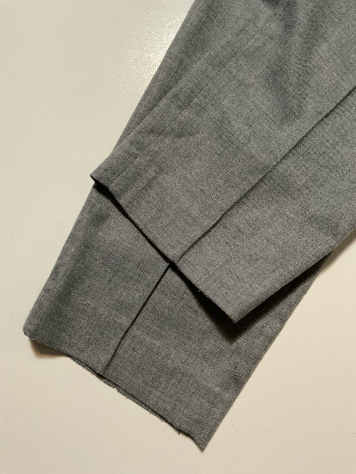 Designer Maison Noir Son Of The Seventh Pleated Gray Trouser Pants Size US 32 / EU 48 - 6 Thumbnail