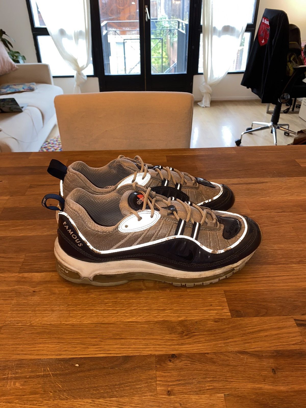 Nike × Supreme Air Max 98 x Supreme steal Size US 8 / EU 41 - 2 Thumbnail