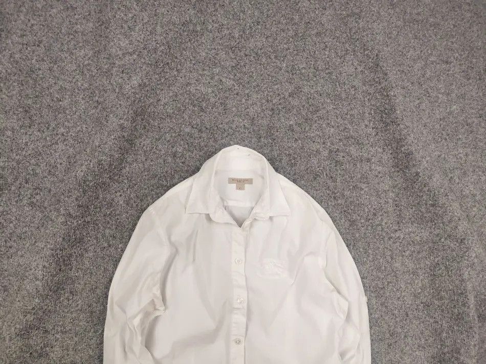 Burberry Vintage Burberry Brit Logo button-down 3/4 sleeves shirt Size XS / US 0-2 / IT 36-38 - 1 Thumbnail