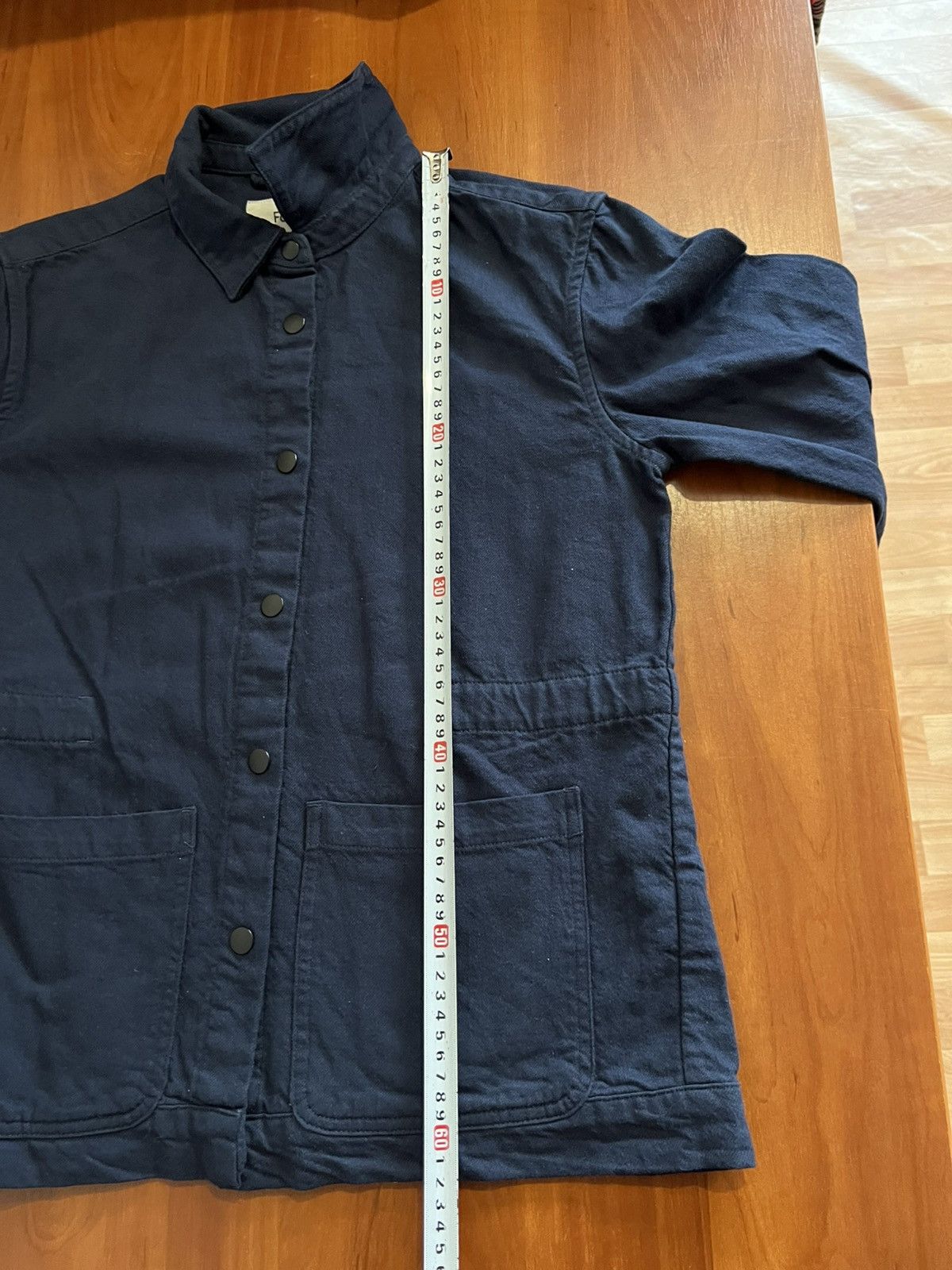 Folk FOLK DESIGN LINE COTTON NAVY BUTTON SHIRT SIZE S Size US S / EU 44-46 / 1 - 12 Thumbnail