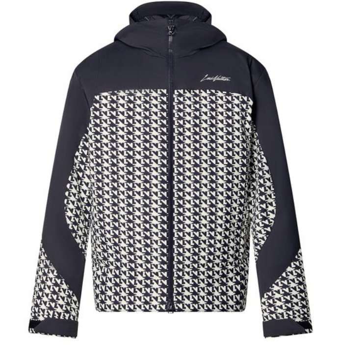 Louis Vuitton Bicolor Dove Houndstooth Hooded Padded Jacket Size US M / EU 48-50 / 2 - 15 Thumbnail