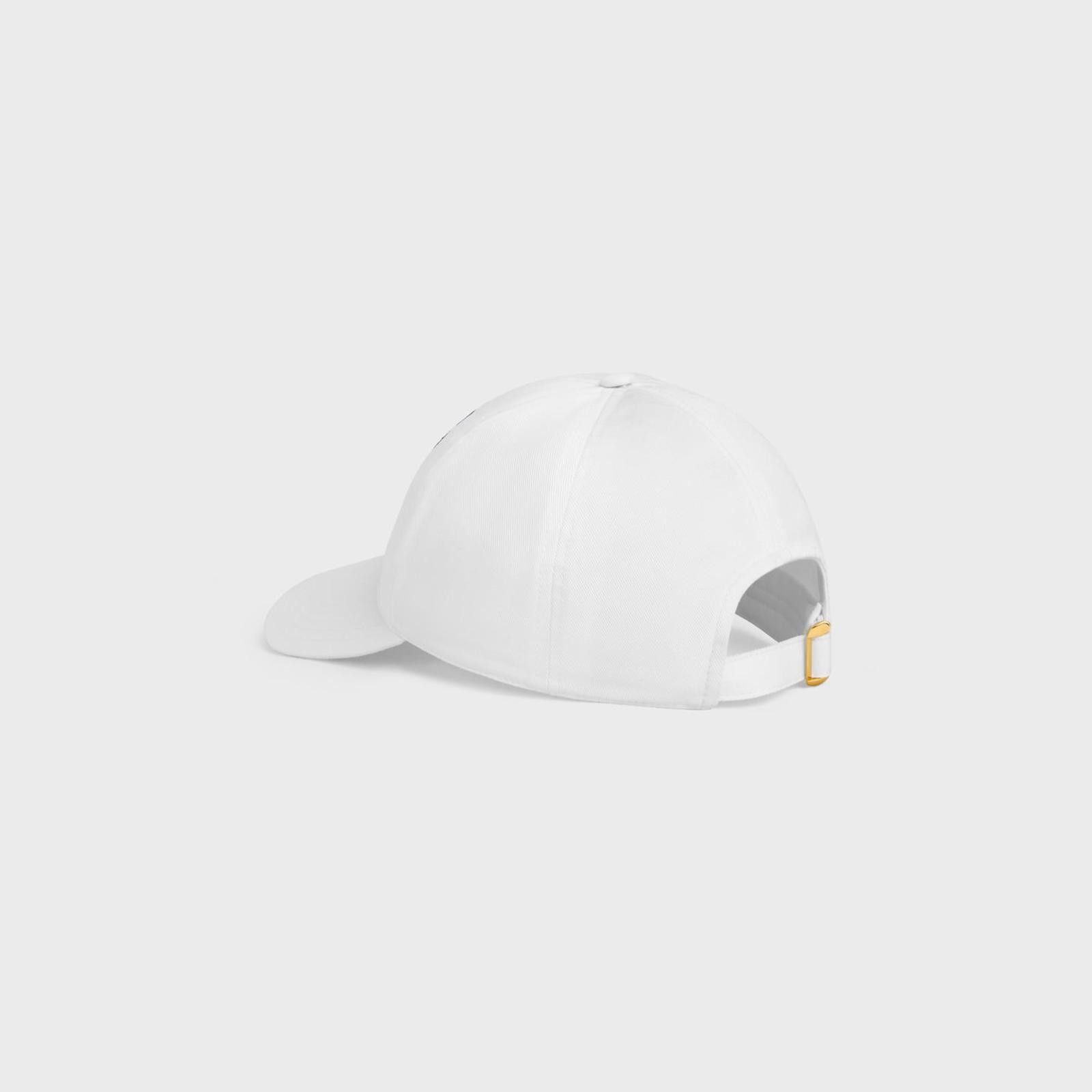 Celine Celine Logo Paris Cotton Hat Size S Size ONE SIZE - 4 Thumbnail