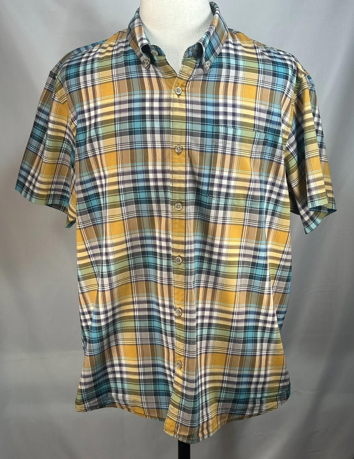 Eddie Bauer Eddie Bauer Classic Fit Oxford Multicolor Button Up Mens XL Size US XL / EU 56 / 4 - 1 Thumbnail