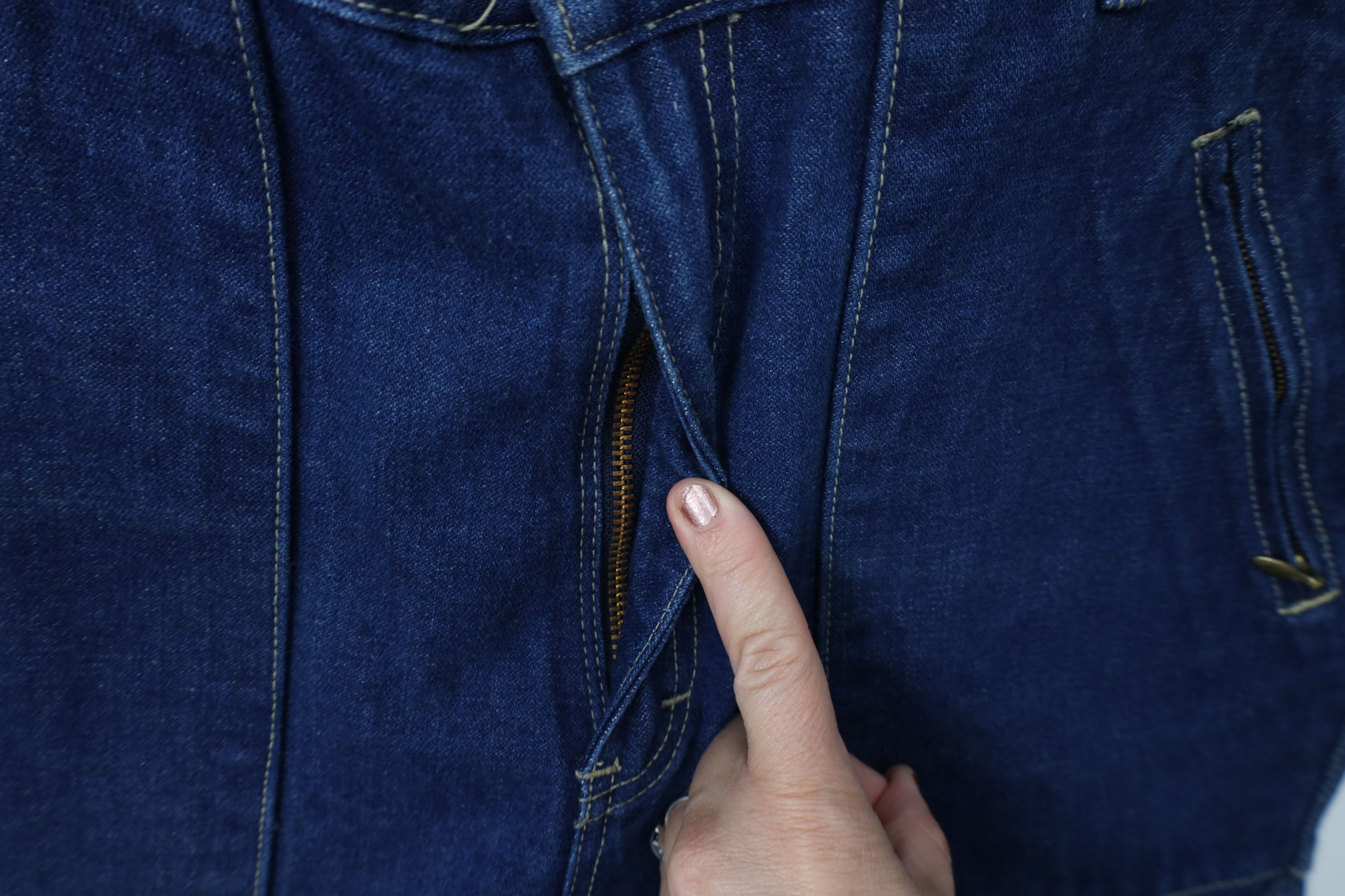 Vintage Vintage 70s Streetwear Utility Wide Leg Denim Jeans Blue Size US 34 / EU 50 - 5 Thumbnail