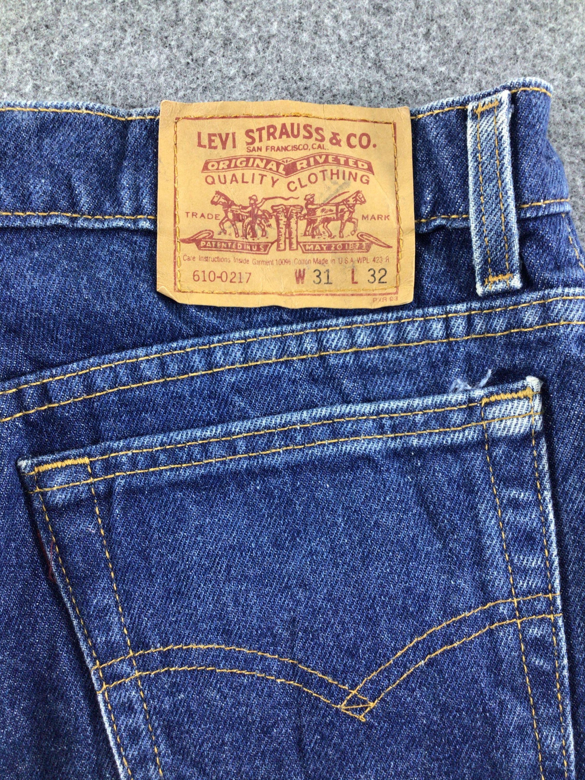 Levi's Vintage 90s Levis 610 Jeans-J307 Size US 29 - 5 Thumbnail