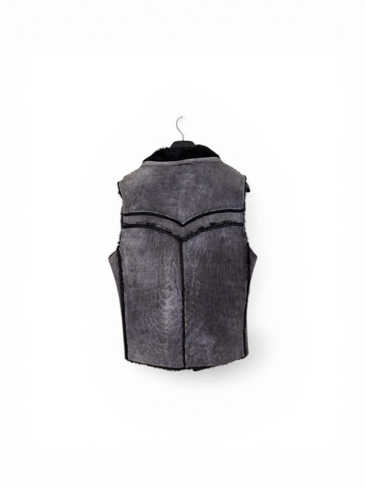Number (N)ine Number (N)ine Fur Suede Vest Size US XL / EU 56 / 4 - 2 Thumbnail