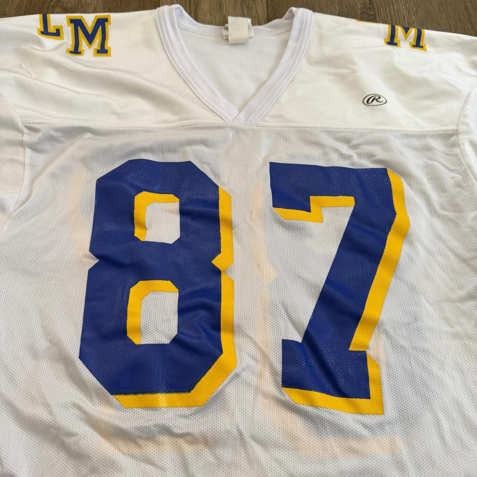 Other Vintage 90s Rawlings Football Jersey 87 Sportswear Size US XL / EU 56 / 4 - 2 Thumbnail