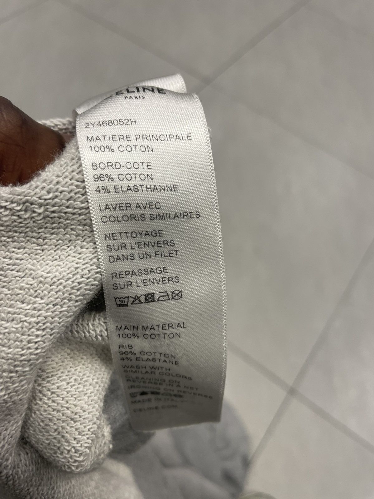 Celine Gray Celine Hoodie Size US XXL / EU 58 / 5 - 4 Thumbnail