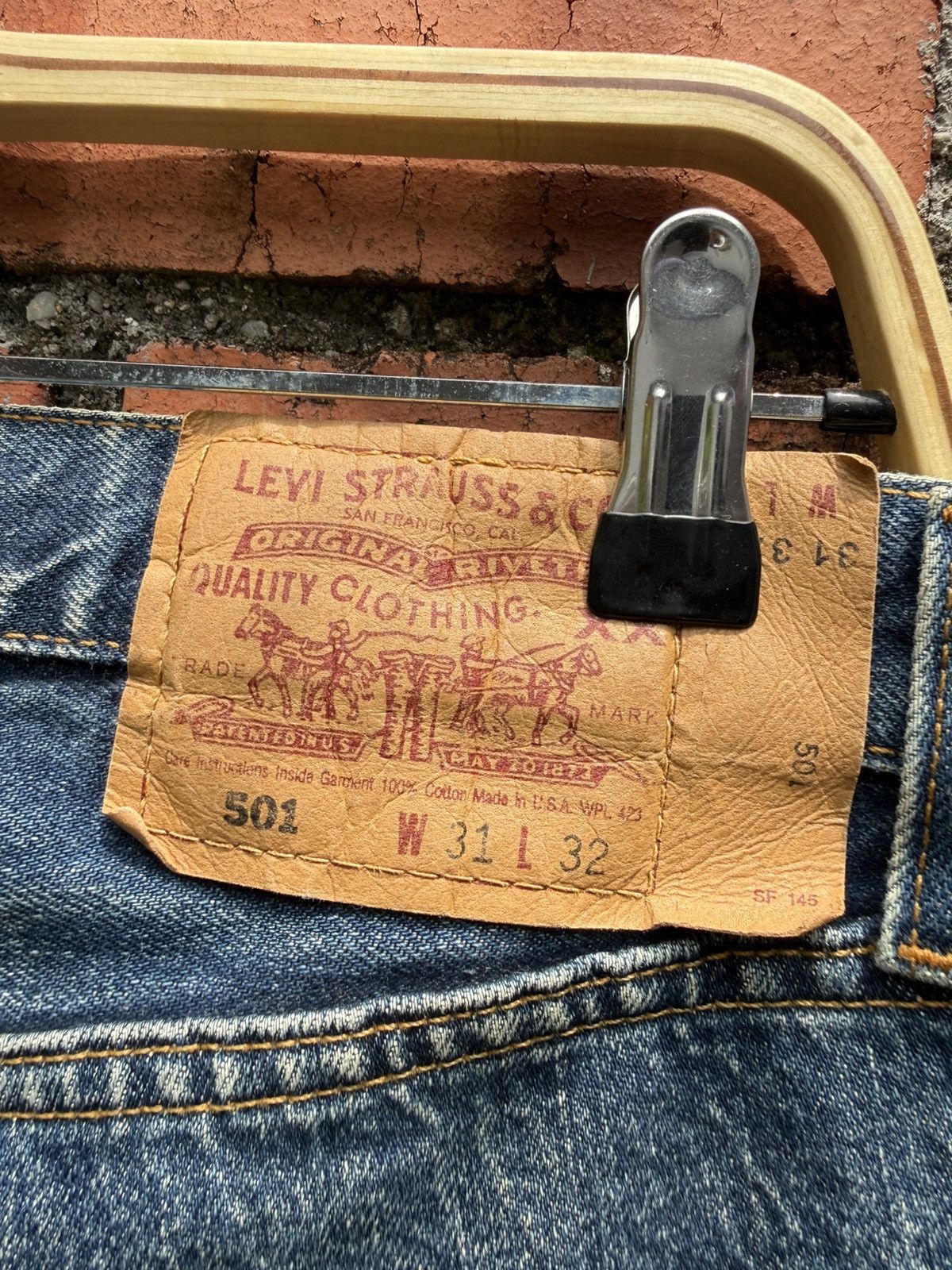 Levi's Vintage Clothing W30x30.5 vintage levi’s 501 made in USA Size US 30 / EU 46 - 5 Thumbnail