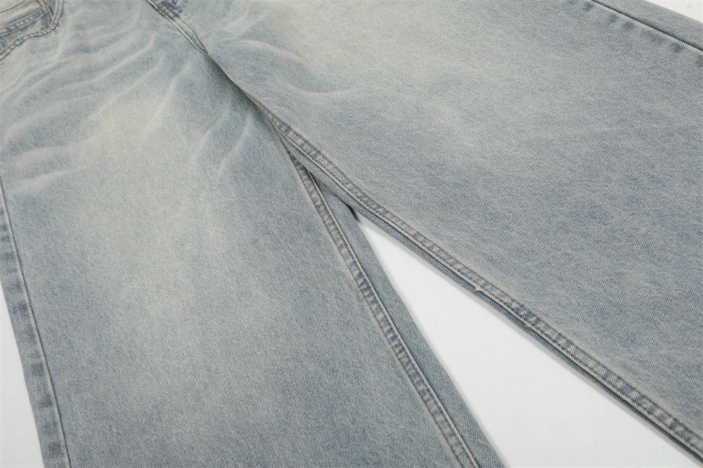 Japanese Brand × Jean American retro washed casual distressed simple jeans Size US 32 / EU 48 - 7 Thumbnail