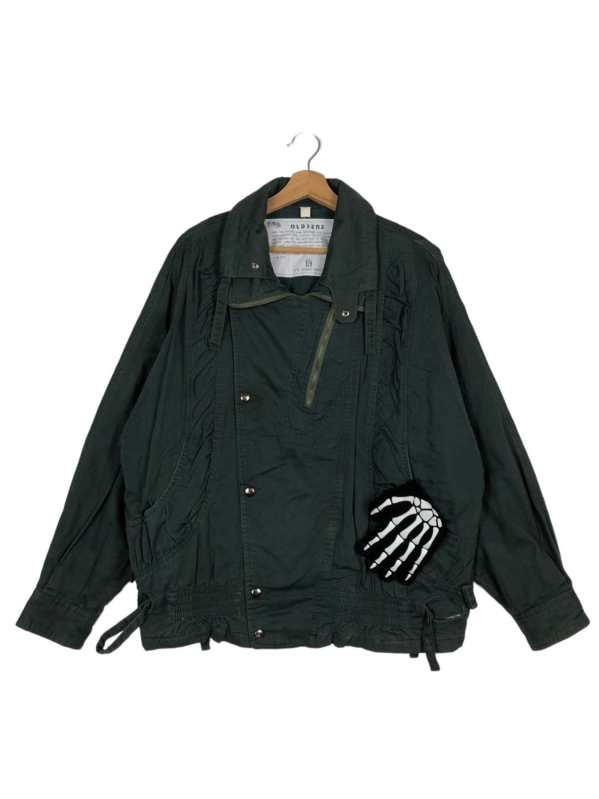 Hysteric Glamour 🔥Bomber Jacket Oldsene Bondage Biker Design Parachute Size US L / EU 52-54 / 3 - 1 Thumbnail