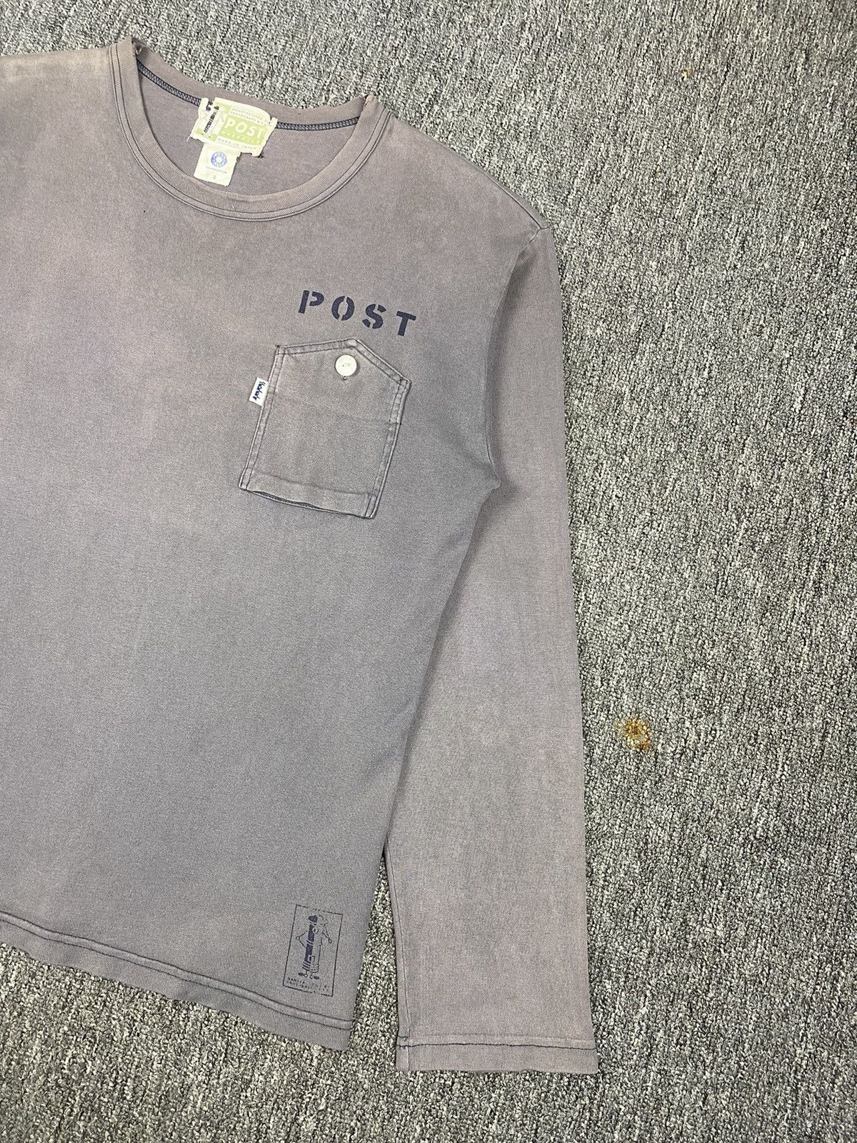 Post Overalls Distressed Pocket Tshirt Size US M / EU 48-50 / 2 - 3 Thumbnail