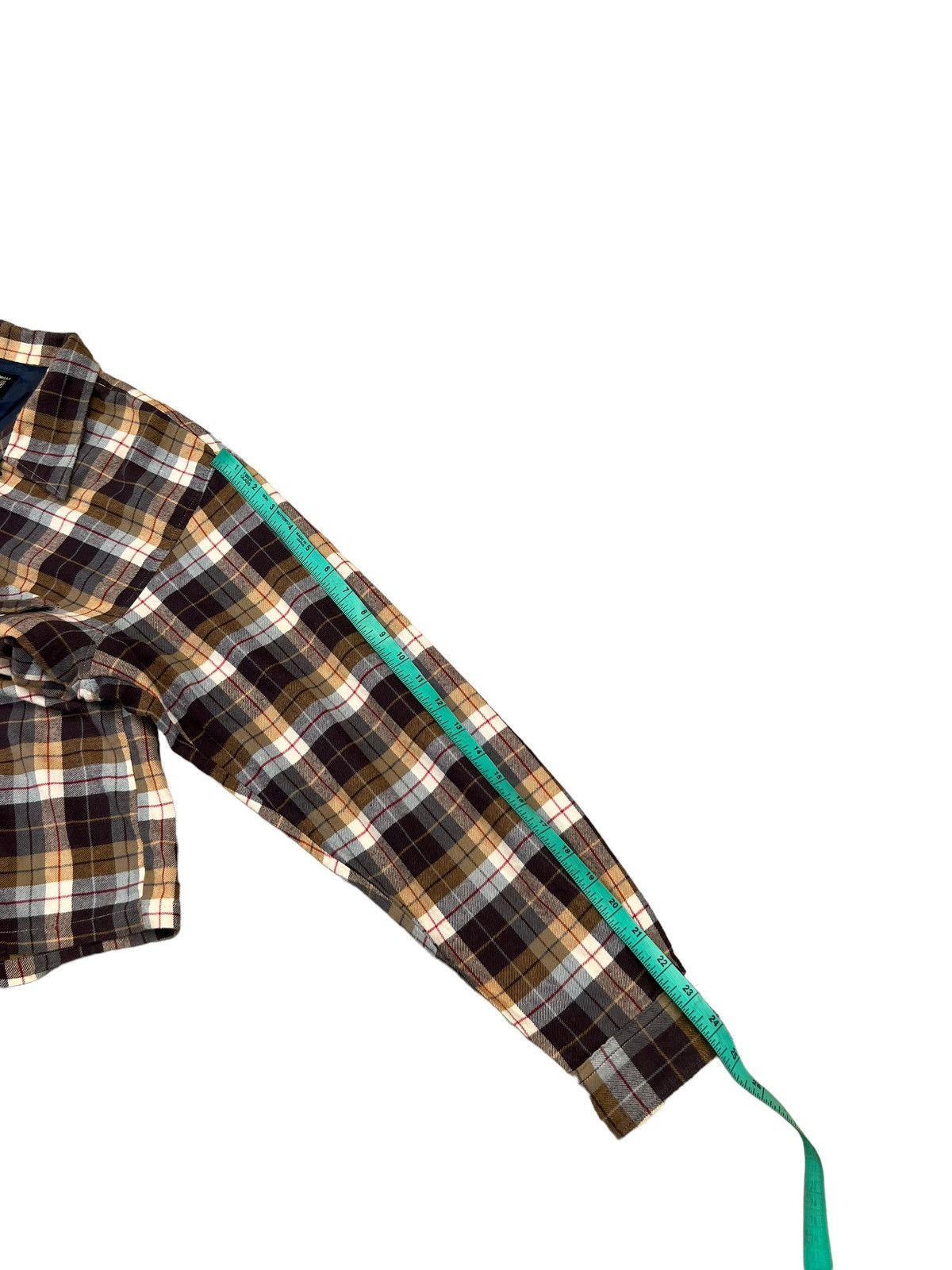 Big John Vintage 90s Big John Japan Double Flap Pocket Plaid Flannel Size US L / EU 52-54 / 3 - 4 Thumbnail