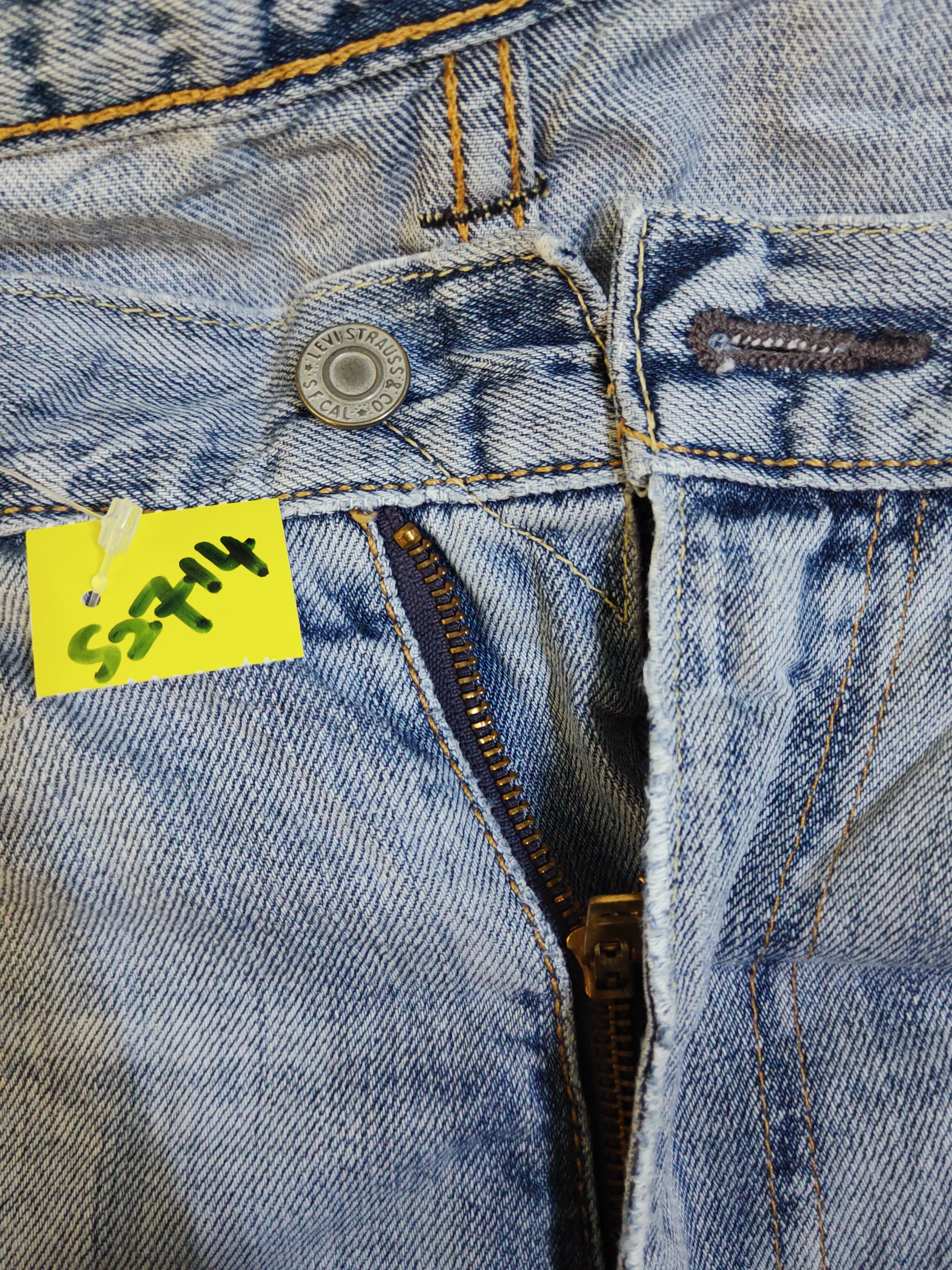 Levi's Levi's Blue Faded Distressed Ripped Jeans #S2714 Size US 35 - 21 Thumbnail