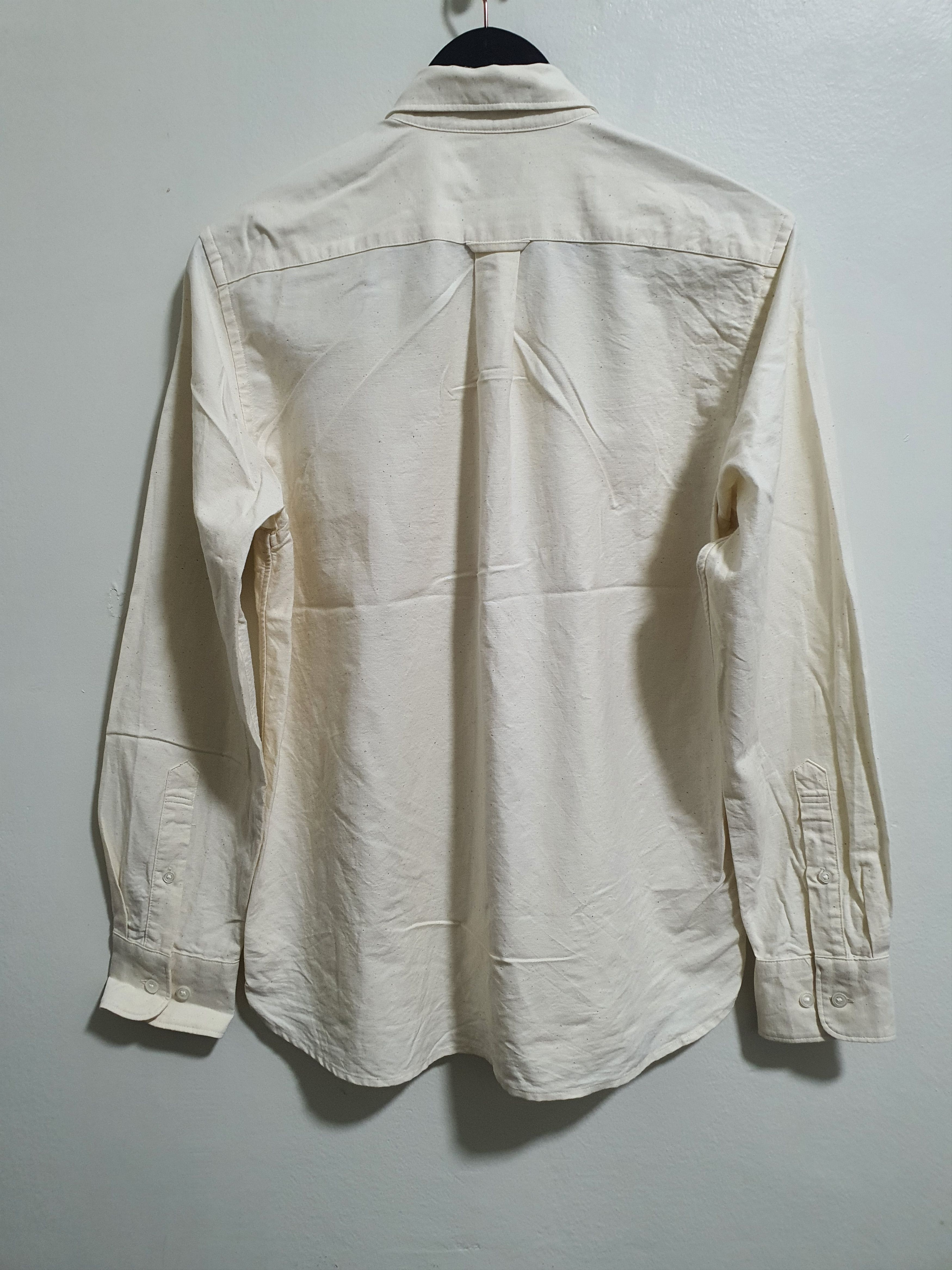 Japanese Brand × Muji MUJI BEIGE 20/28.5 BUTTON SHIRT Size US S / EU 44-46 / 1 - 2 Thumbnail