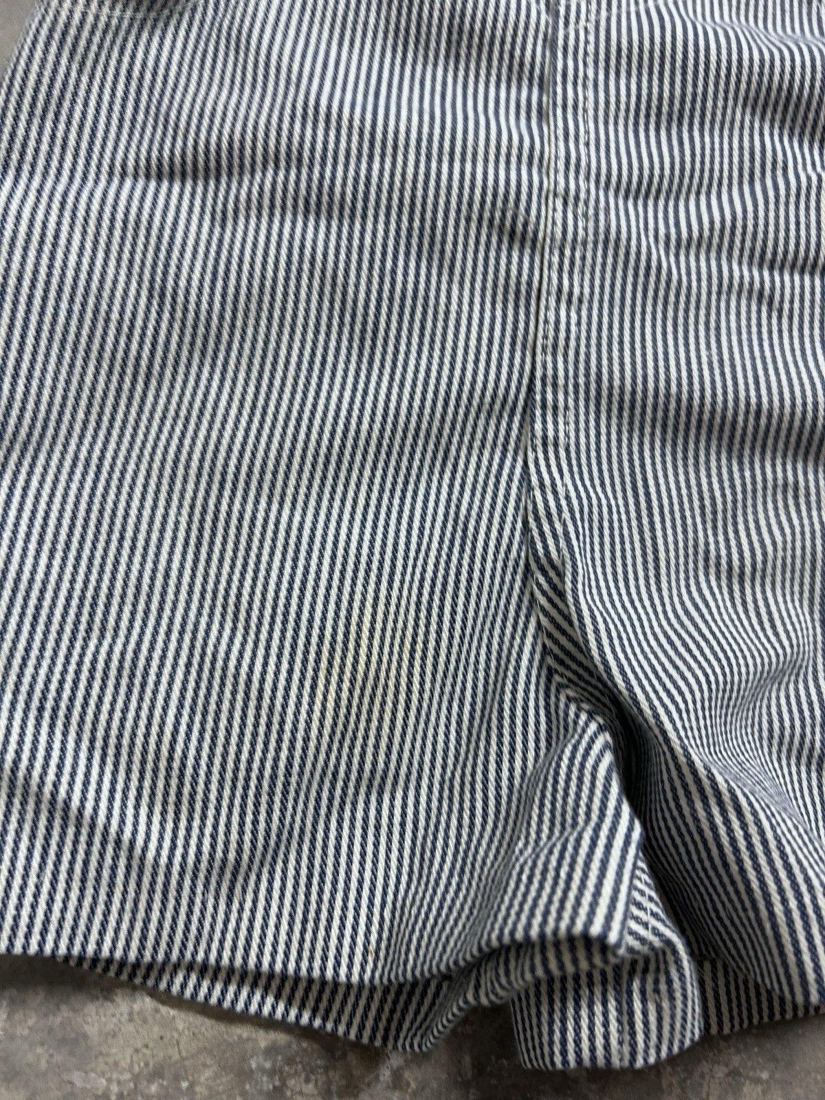 Big Mac Vintage Big Mac Overalls Baby 12m-18m Hickory Stripe Toddler Size 22" - 5 Thumbnail