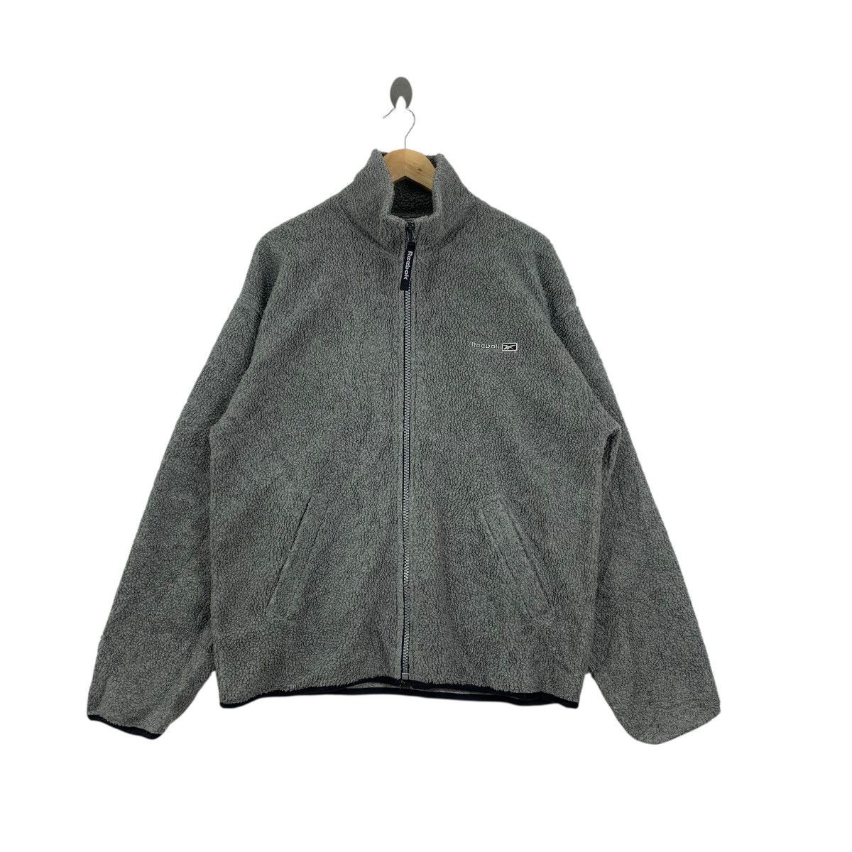 Reebok REEBOK SPORTSWEAR Deep Pile Sherpa Fleece Jacket Bomber Size US L / EU 52-54 / 3 - 1 Thumbnail