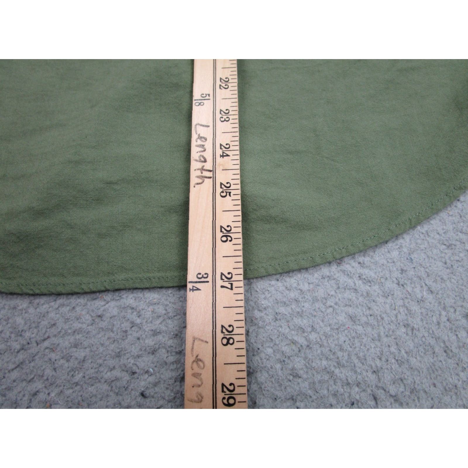 Torrid Torrid Shirt Womens Green Linen Button Up Long Sleeve Collared Casual Relaxed Fit Adult Regular Size 1 Size XS / US 0-2 / IT 36-38 - 7 Thumbnail