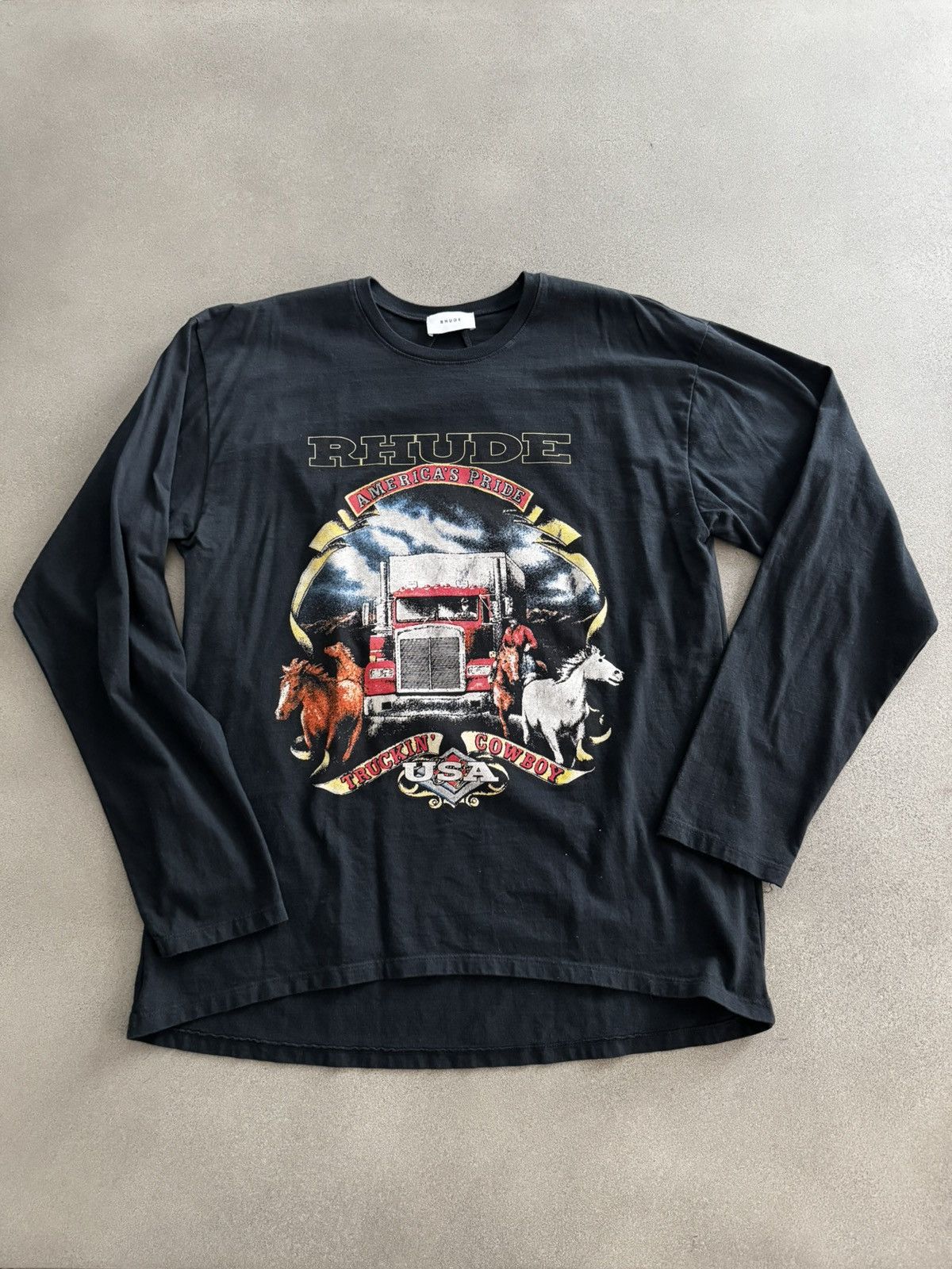 Rhude RHUDE TRUCKER LS Size US S / EU 44-46 / 1 - 1 Thumbnail