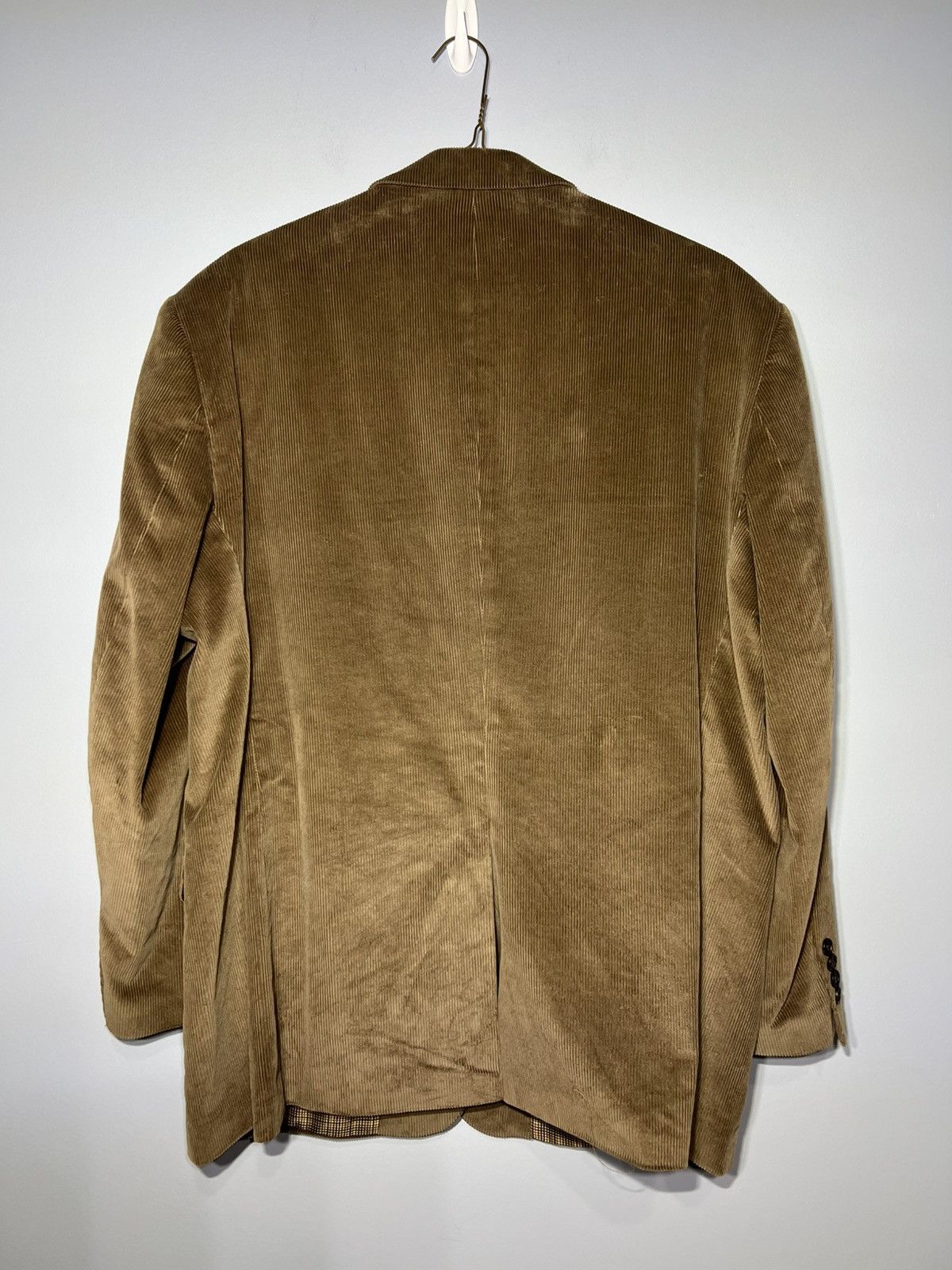 Saddlebred Saddlebred Men's Tan Brown Corduroy Blazer Sports Coat 50R Size 50R - 4 Thumbnail
