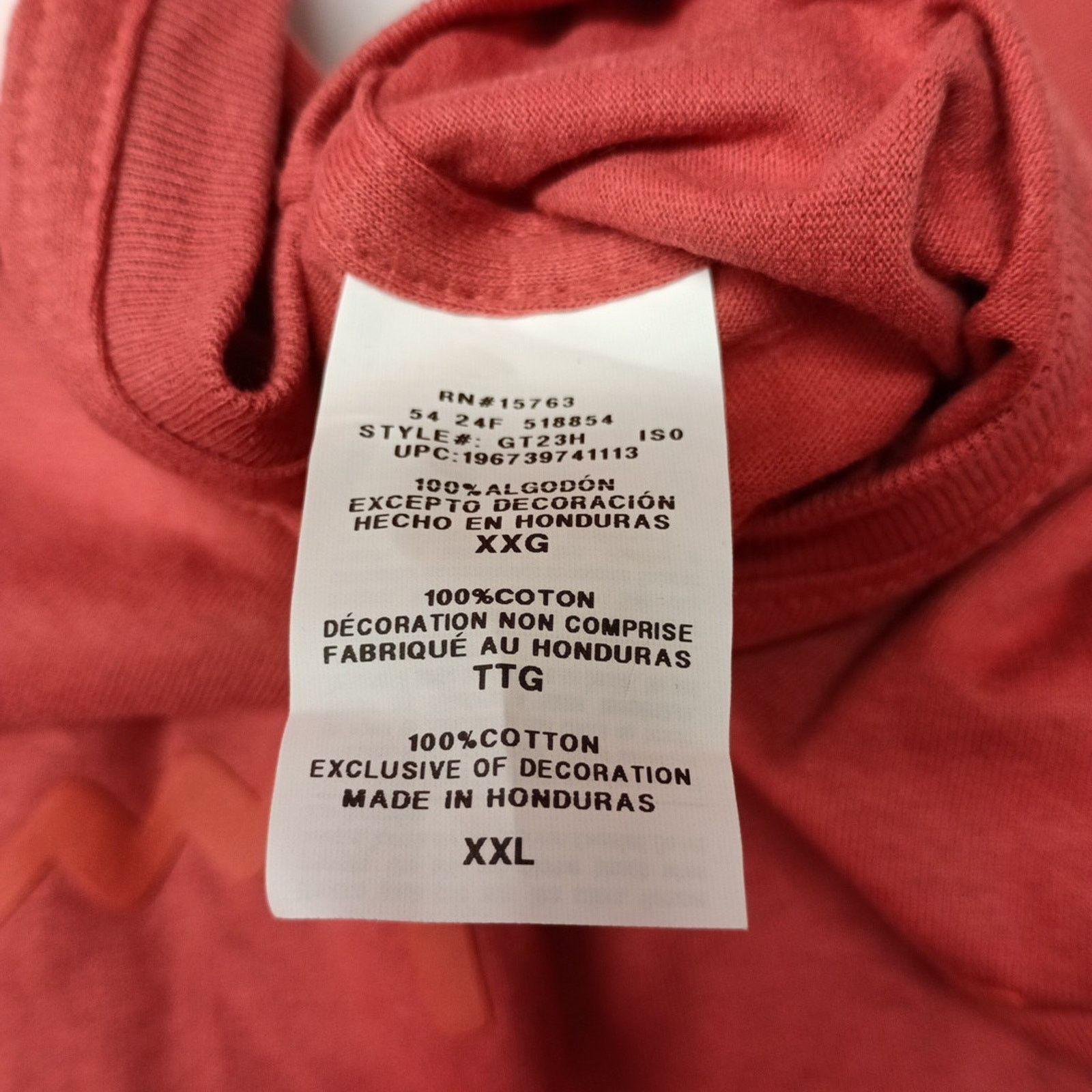 Champion Champion Classic Graphic Tee T-Shirt Men's 2XL Picante Pink Size US XXL / EU 58 / 5 - 6 Thumbnail