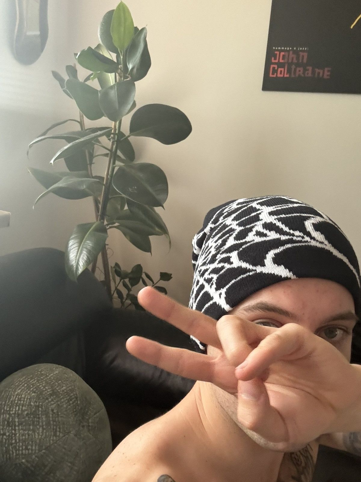 Vintage Vintage Y2k Spyder Spiderweb Spider BeanieAvantGarde Hype Size ONE SIZE - 3 Thumbnail