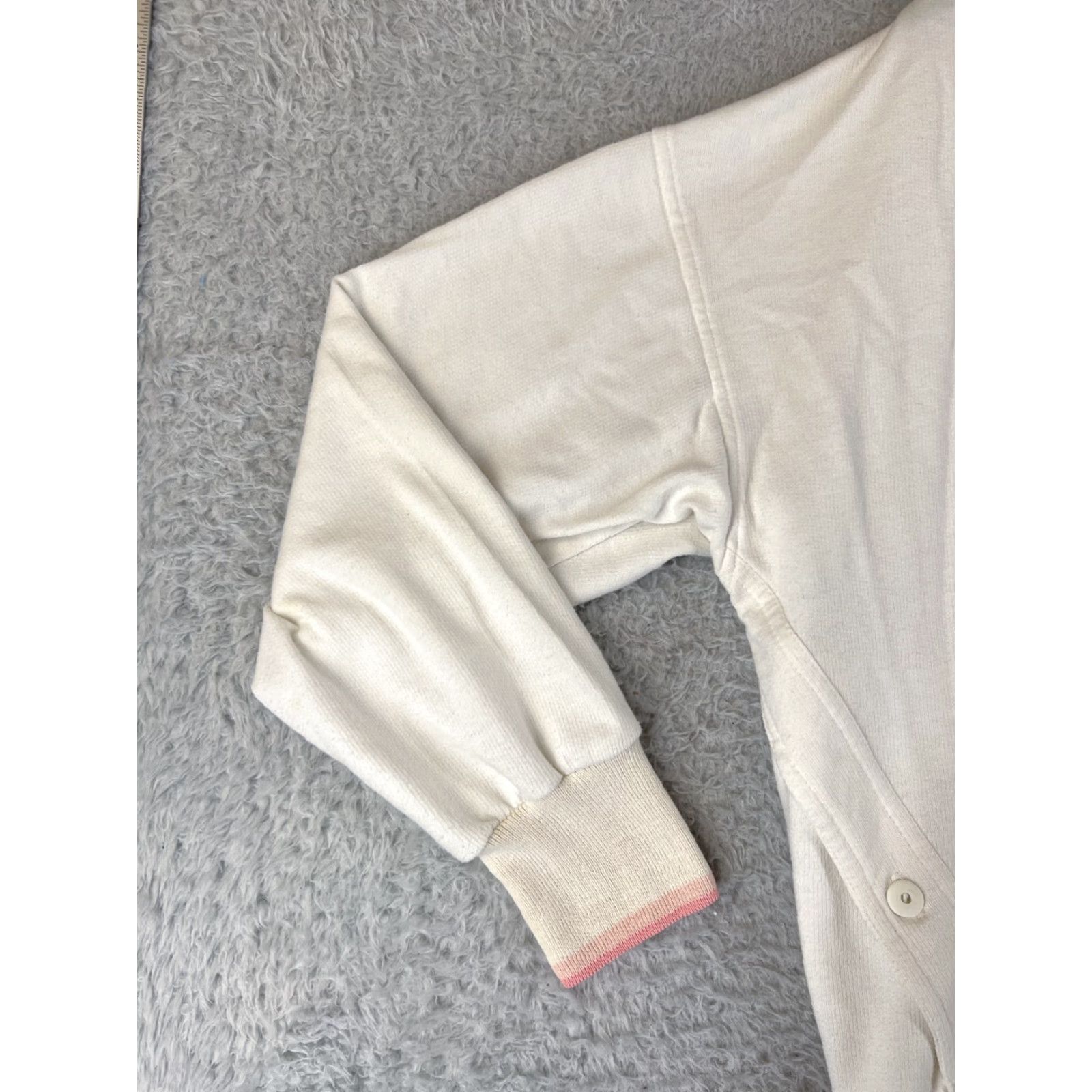 Vintage VINTAGE Tail Sweater 1980s Casual Women's Small White Long Sleeve Embroidered USA Size S / US 4 / IT 40 - 3 Thumbnail