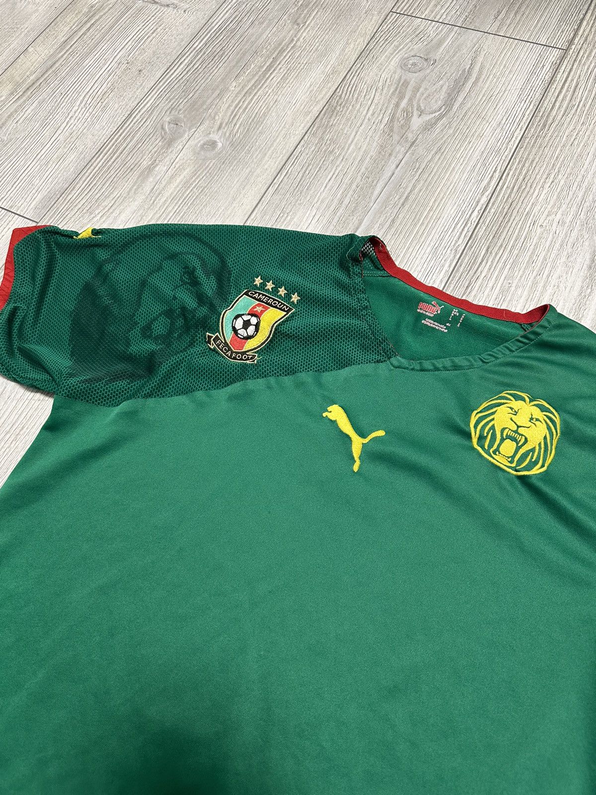 Puma Vintage CAMEROON 2006/08 Home Shirt PUMA Size US M / EU 48-50 / 2 - 3 Thumbnail