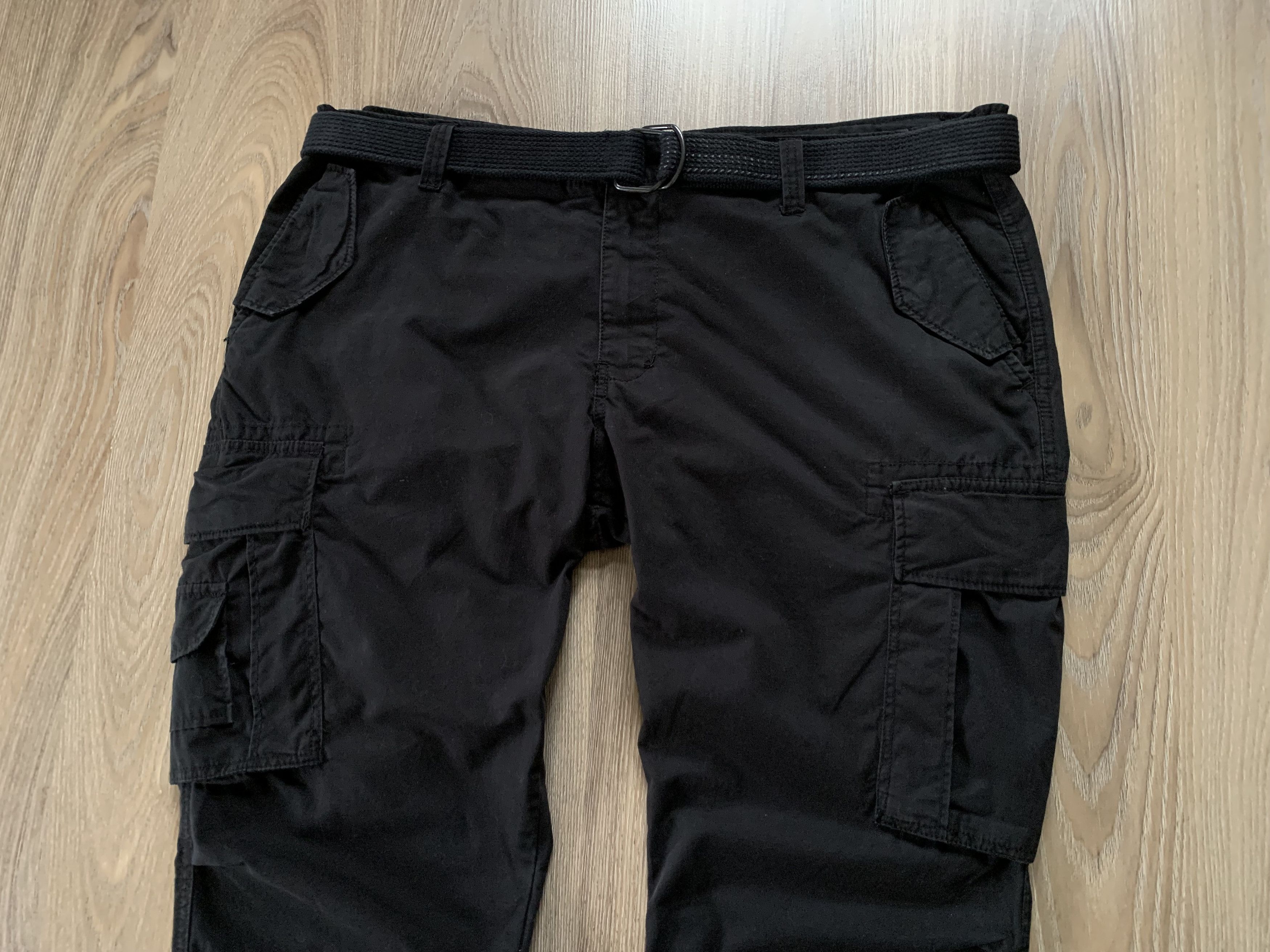Denime Jacamo Black Carco Multi Pocket Pants Size US 42 / EU 58 - 3 Thumbnail