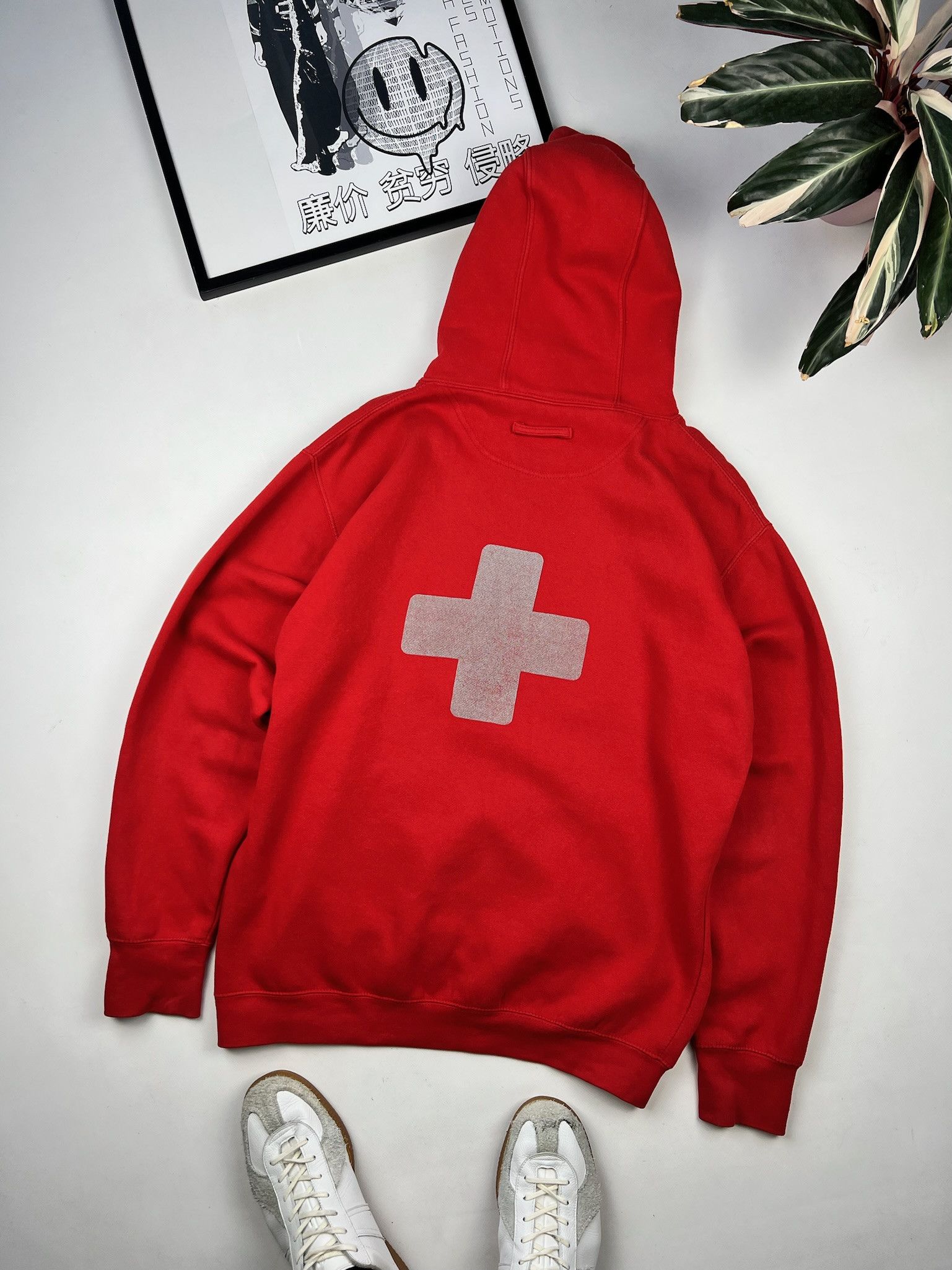 Places + Faces Places + Faces Hoodie Reflective Big Logo Spellout Size US M / EU 48-50 / 2 - 2 Thumbnail