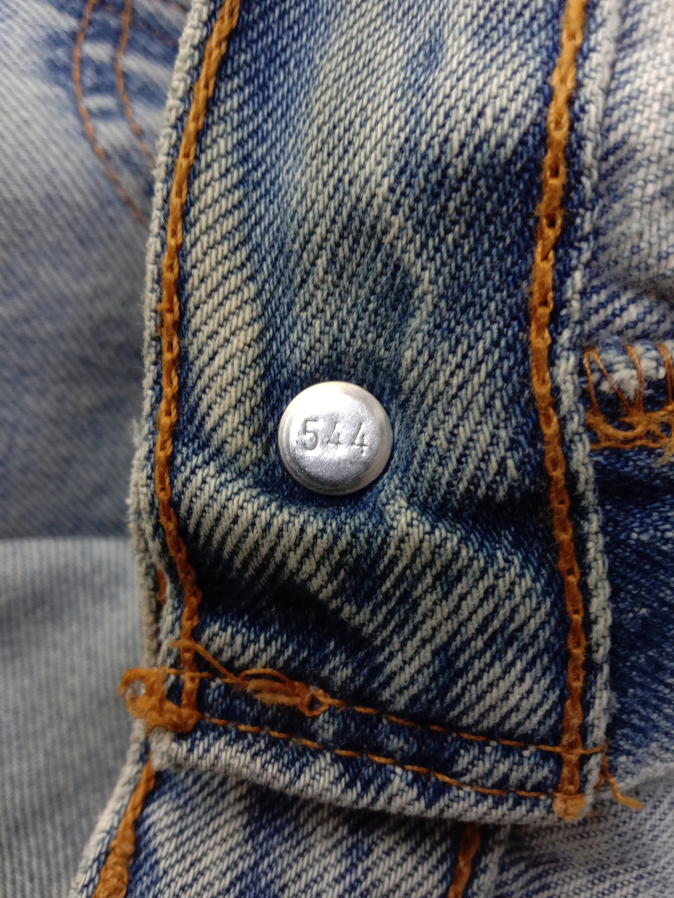 Levi's Vintage 90s Levi's 501 Jeans Light Wash Distressed Denim Size 31" - 10 Thumbnail