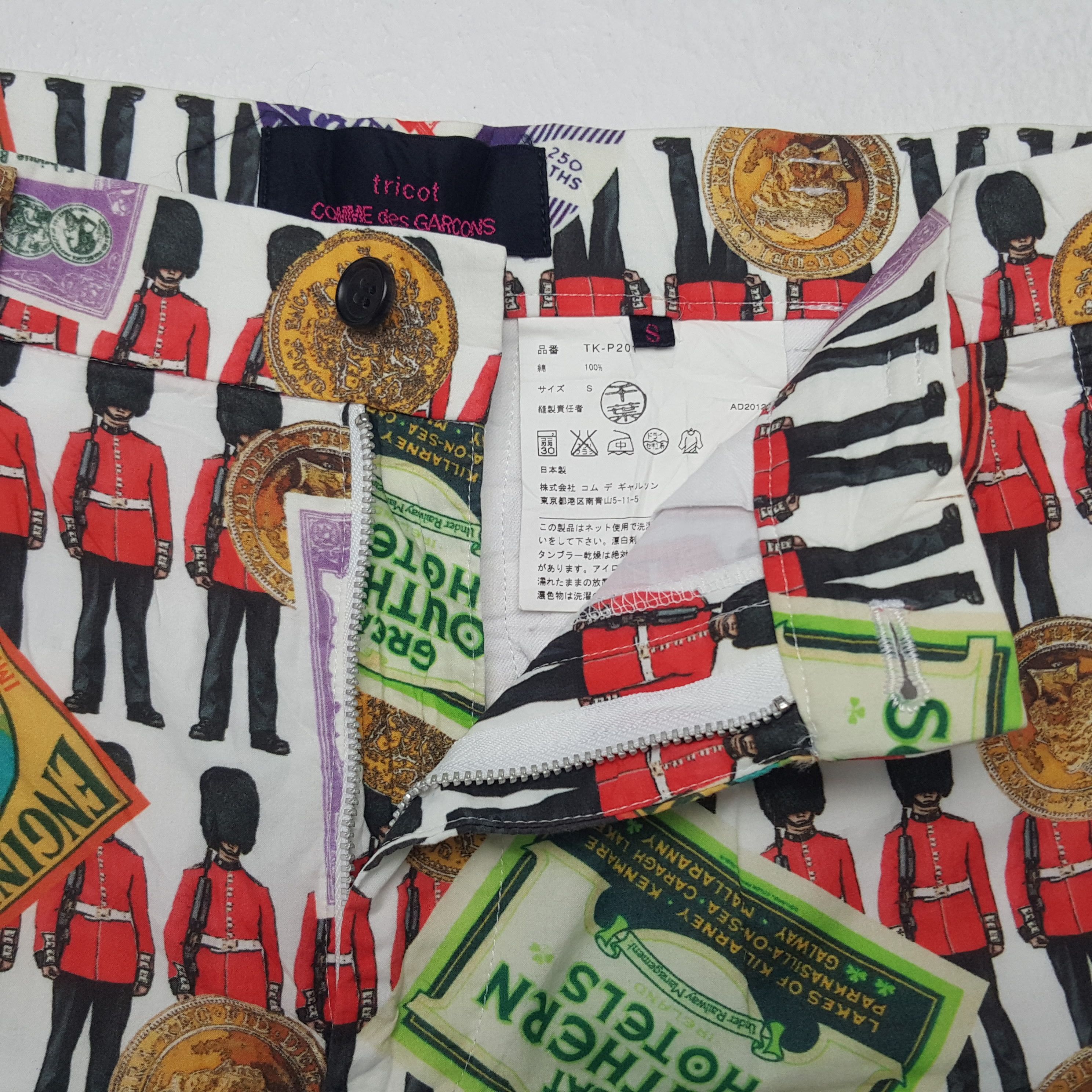Comme des Garcons × Japanese Brand × Tricot Comme des Garcons Vintage AD2012 Tricot Comme des Garcons All Overprint Pants Size 29" - 14 Thumbnail