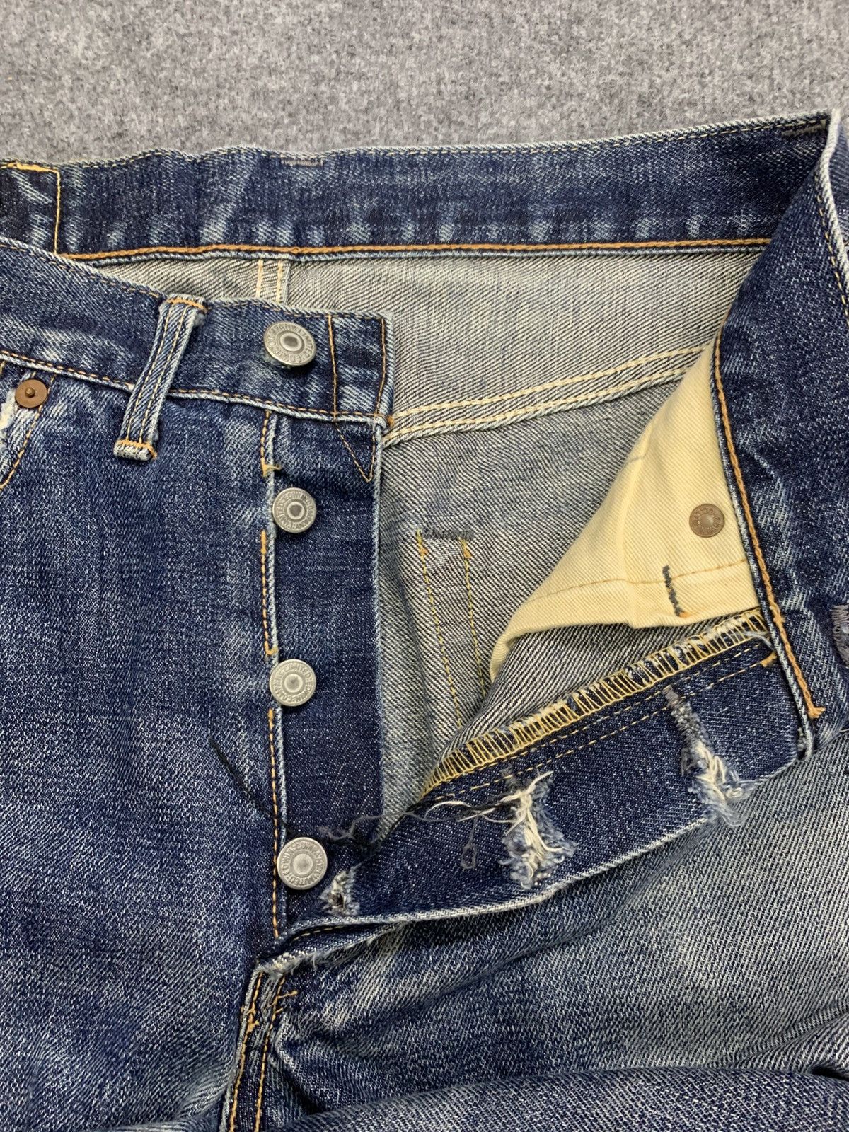 Edwin DISTRESSED EDWIN 505SX SELVEDGE. Size US 28 / EU 44 - 5 Thumbnail