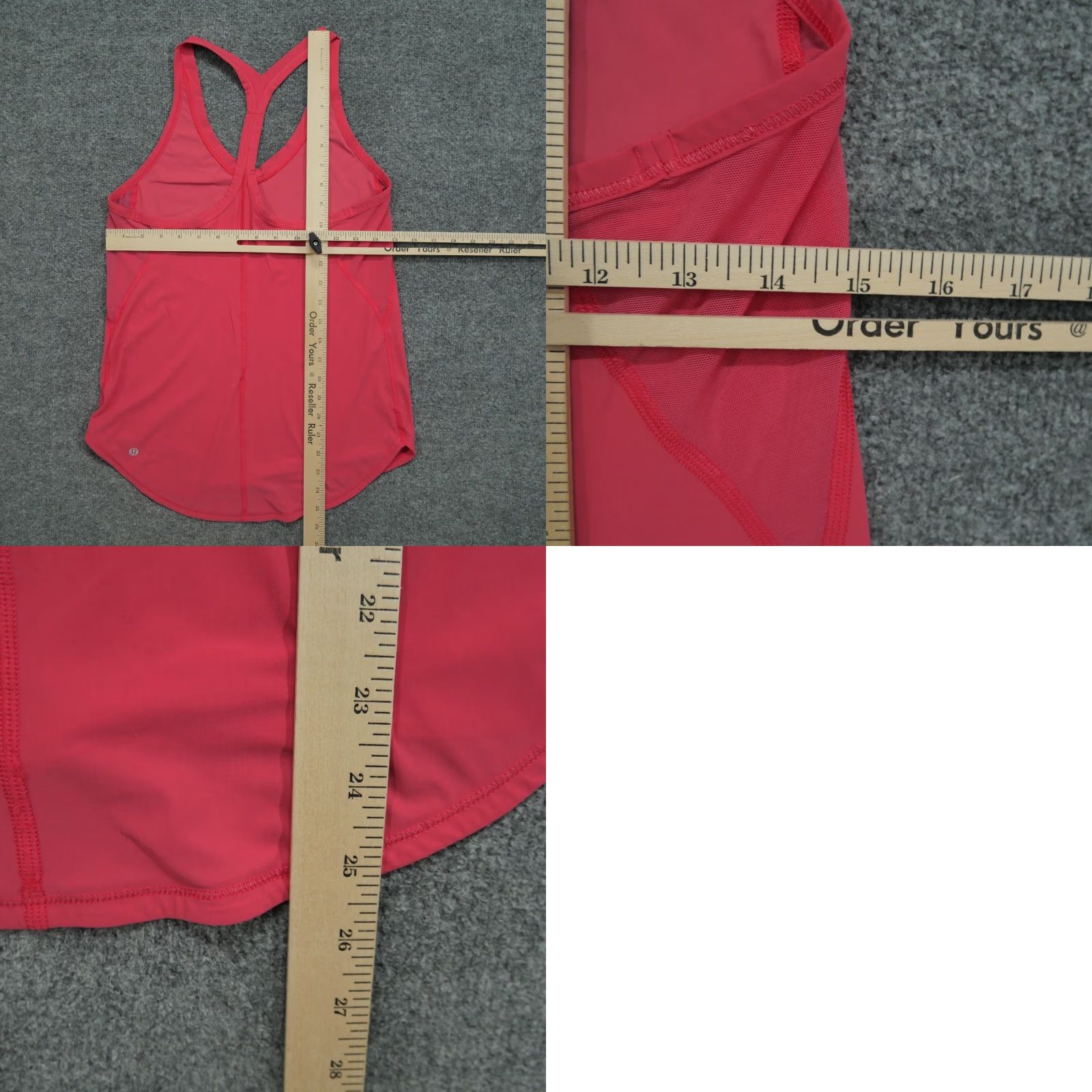 Lululemon Lululemon Tank Top Womens 6 Pink Salmon Racerback Sleeveless Racer Back Size M / US 6-8 / IT 42-44 - 8 Thumbnail