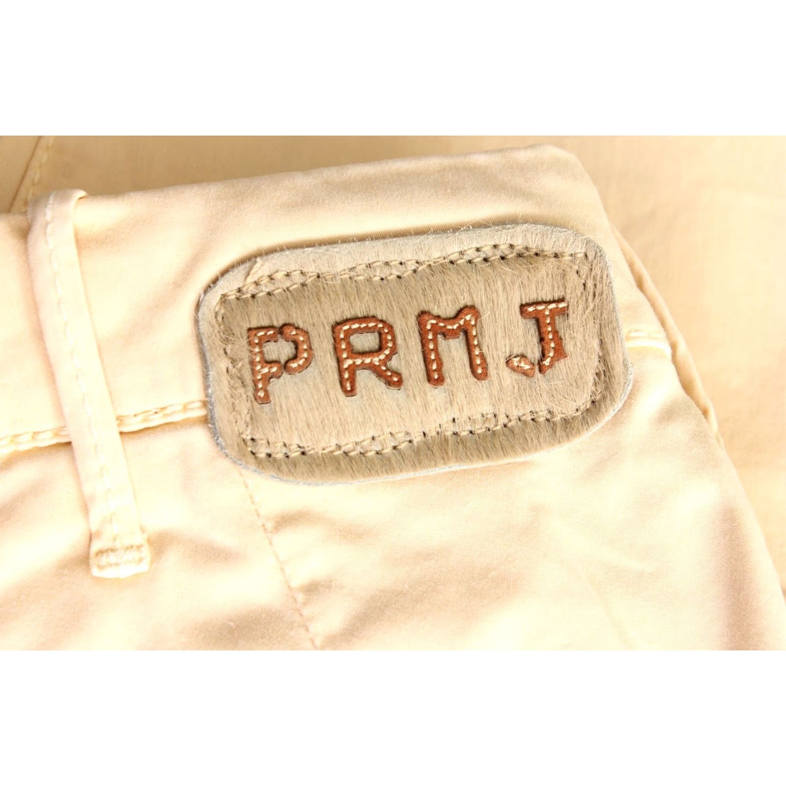 Jacob Cohen JACOB COHEN PRMJ Premium Limite Ed. Stretch Trousers Men W30 L30 DZ1022 - Beige Yellow Slim Casual Shirt/Trousers - 30x30 Men Size US 30 / EU 46 - 6 Thumbnail