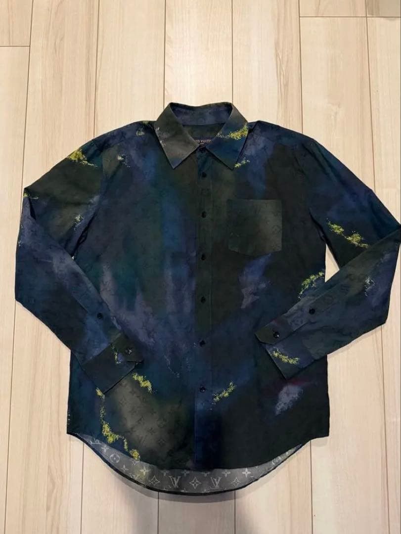 Louis Vuitton Louis Vuitton Monogram Tie-Dye Long Sleeve Shirt Size US M / EU 48-50 / 2 - 1 Thumbnail