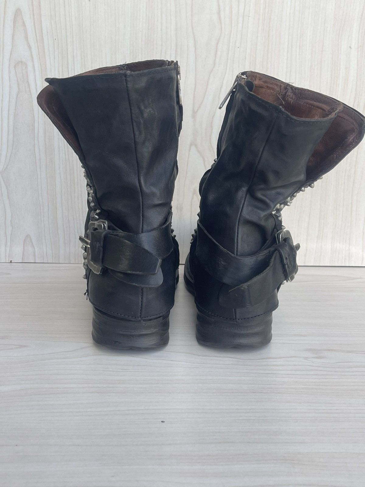 A.S.98 ANKLE BOOTS SABEY zip boot like kmrii and guidi Size US 7 / EU 40 - 10 Thumbnail