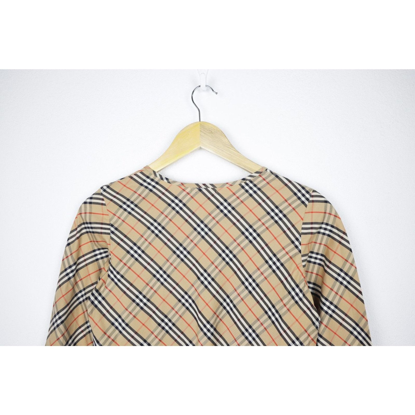 Burberry Burberry Beige Nova Check Cotton Blouses Top Shirt 12 size Size XL / US 12-14 / IT 48-50 - 7 Thumbnail